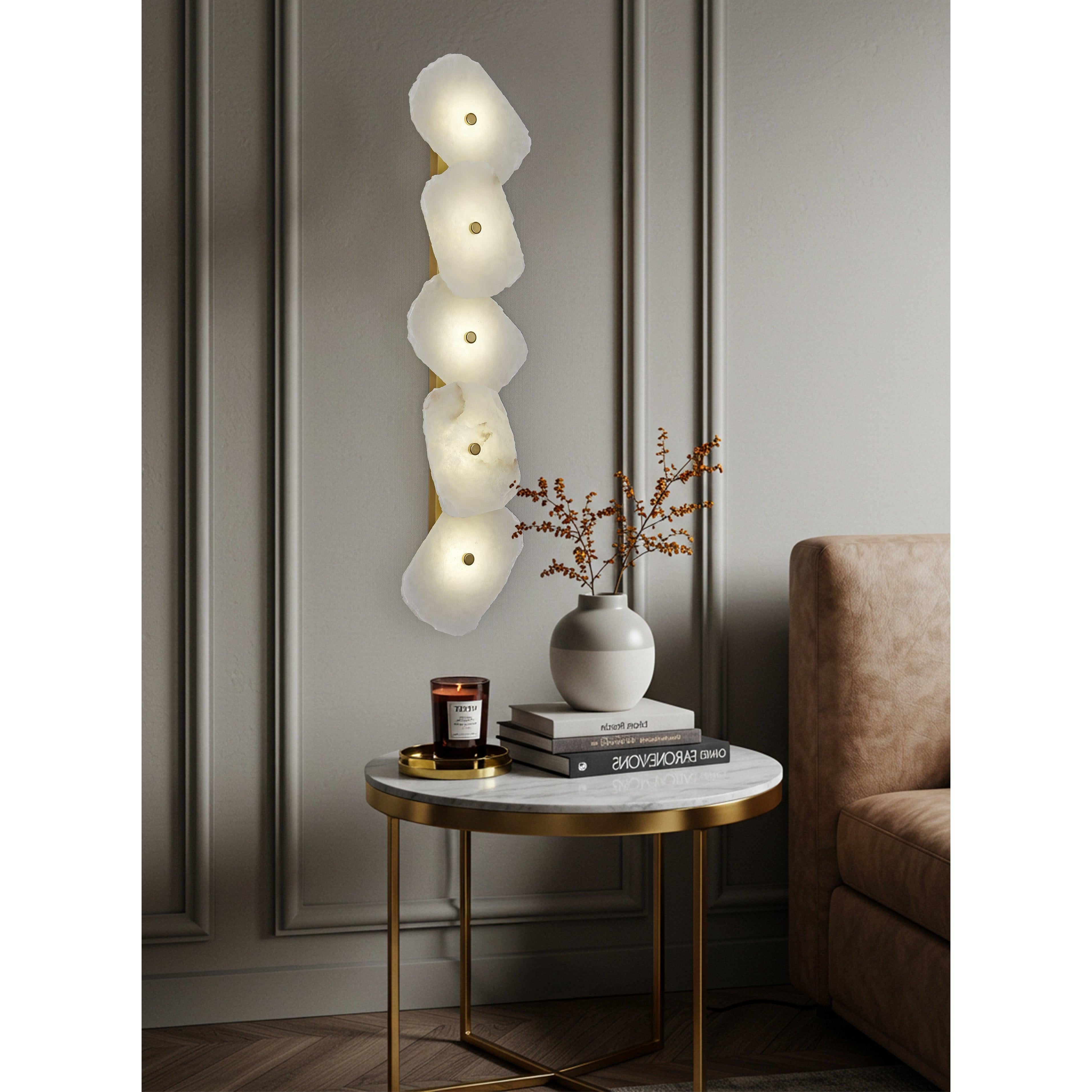 Juliet Beşli Mermer Aplik