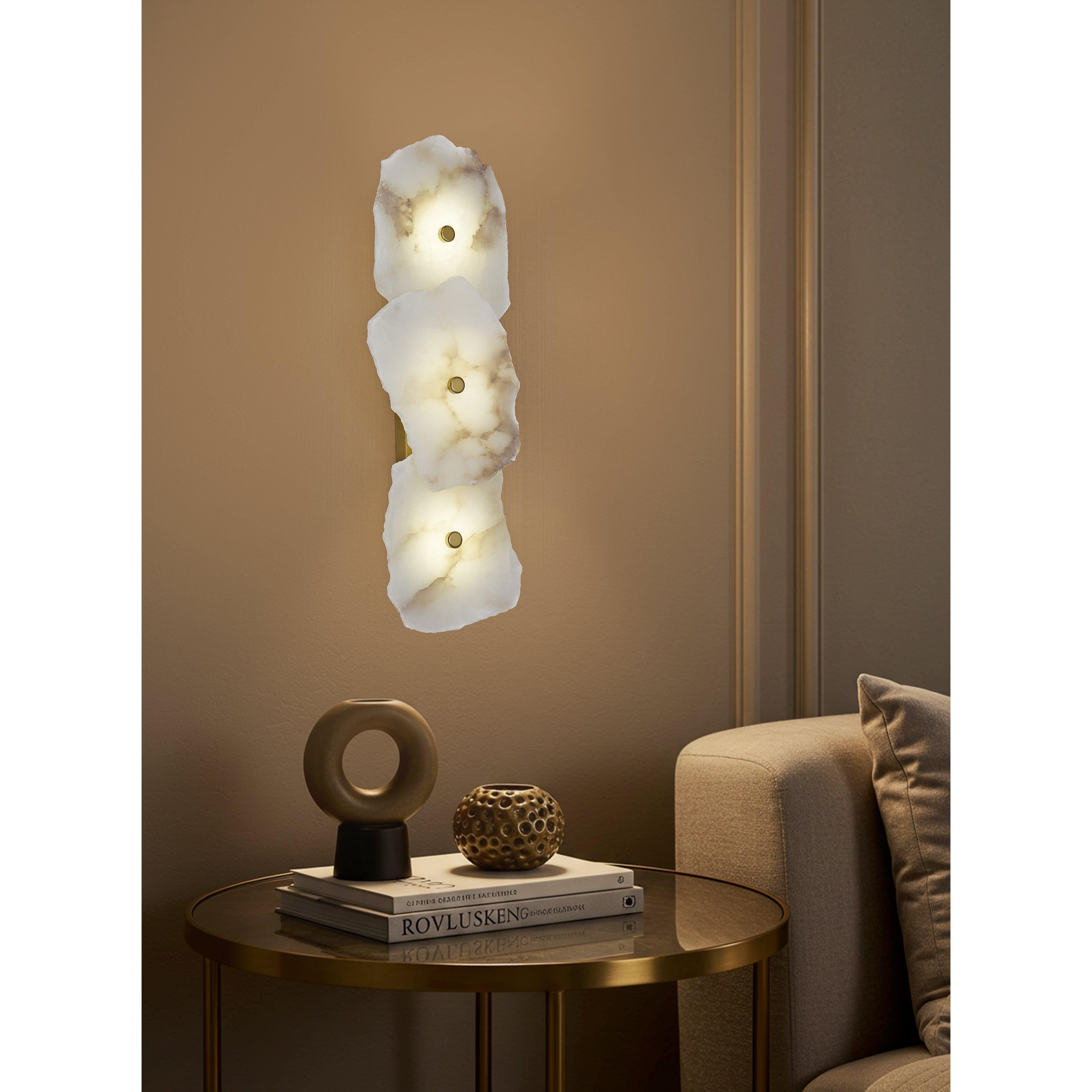 Juliet Üçlü Mermer Aplik