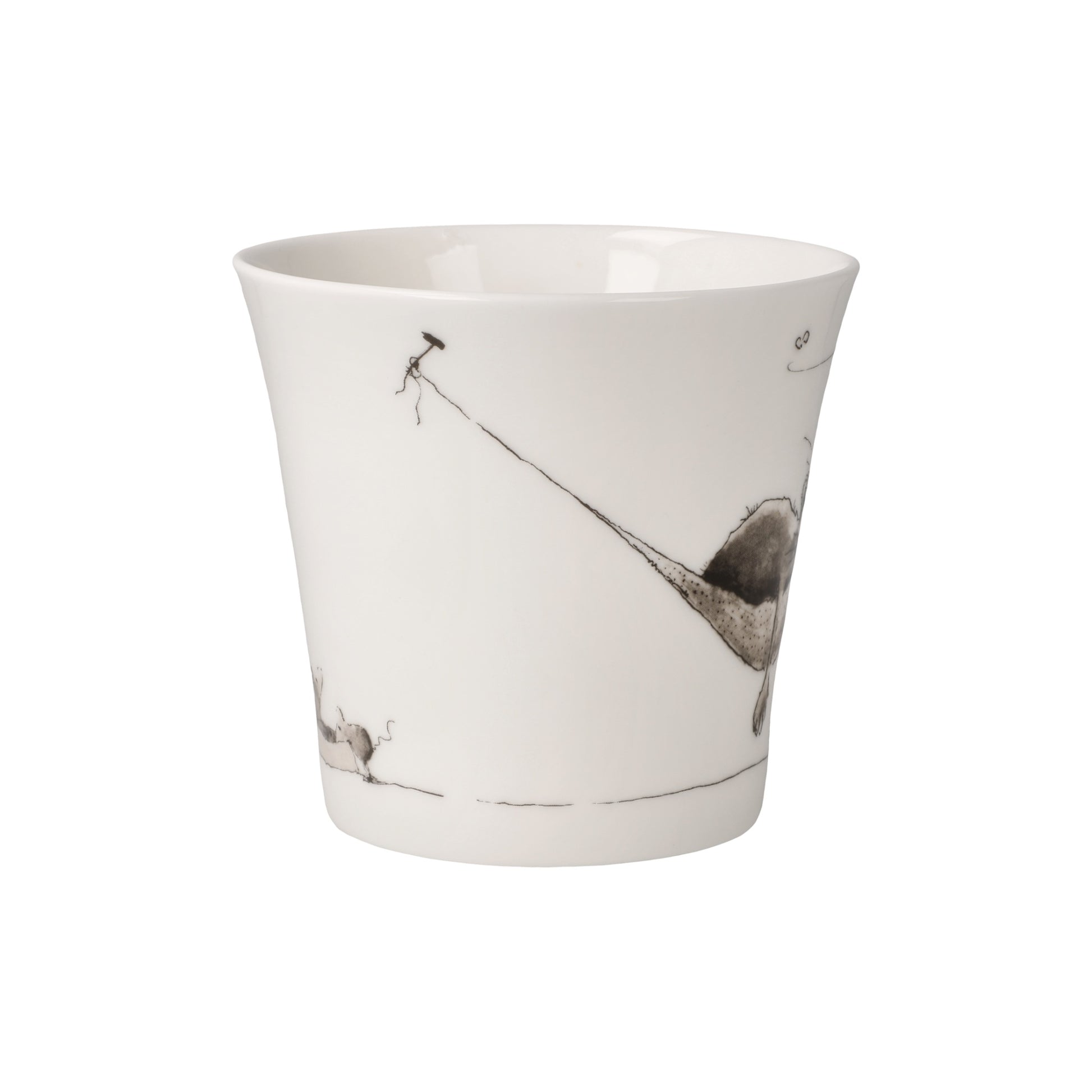 Just Relax Hamağında Dinlenen Kedi Kupa - Atelier Peter Schellhardt Koleksiyonu