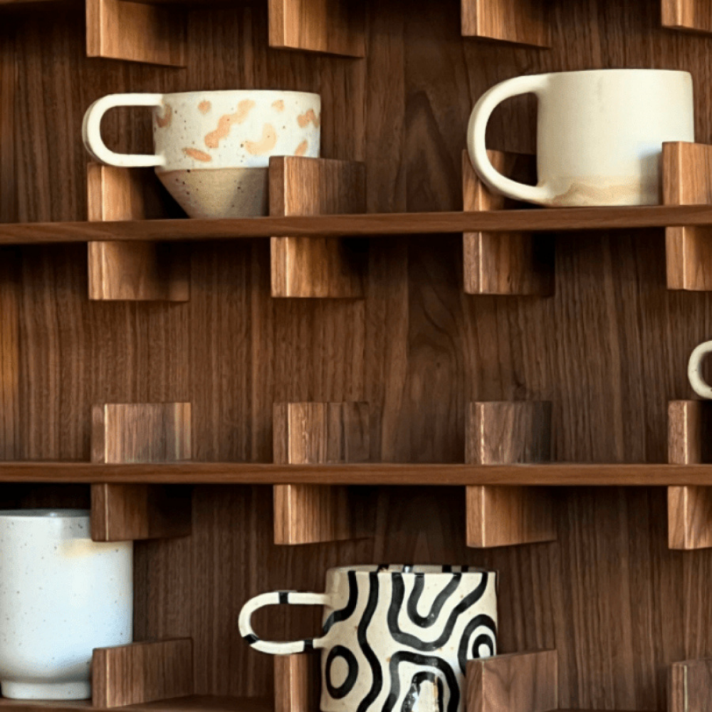 Kaffe 12 - Ahşap Raf