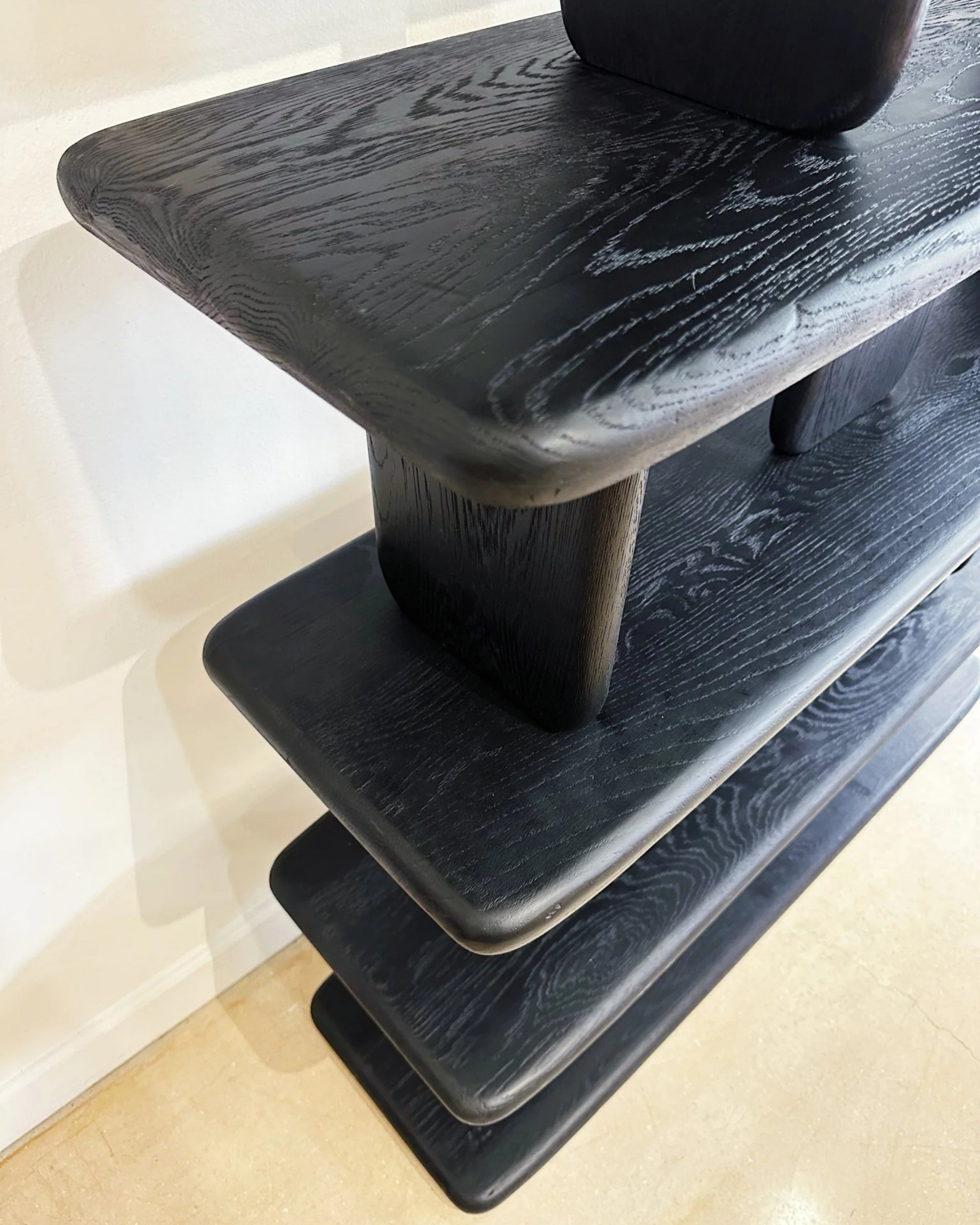 Kaida Masif Ahşap Kitaplık - Raf-Kitaplık-Regen Studio-Naturel-NowShopFun