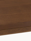 Kalia Masif Meşe Konsol Masası 110 cm Modern Brutalist Tasarım