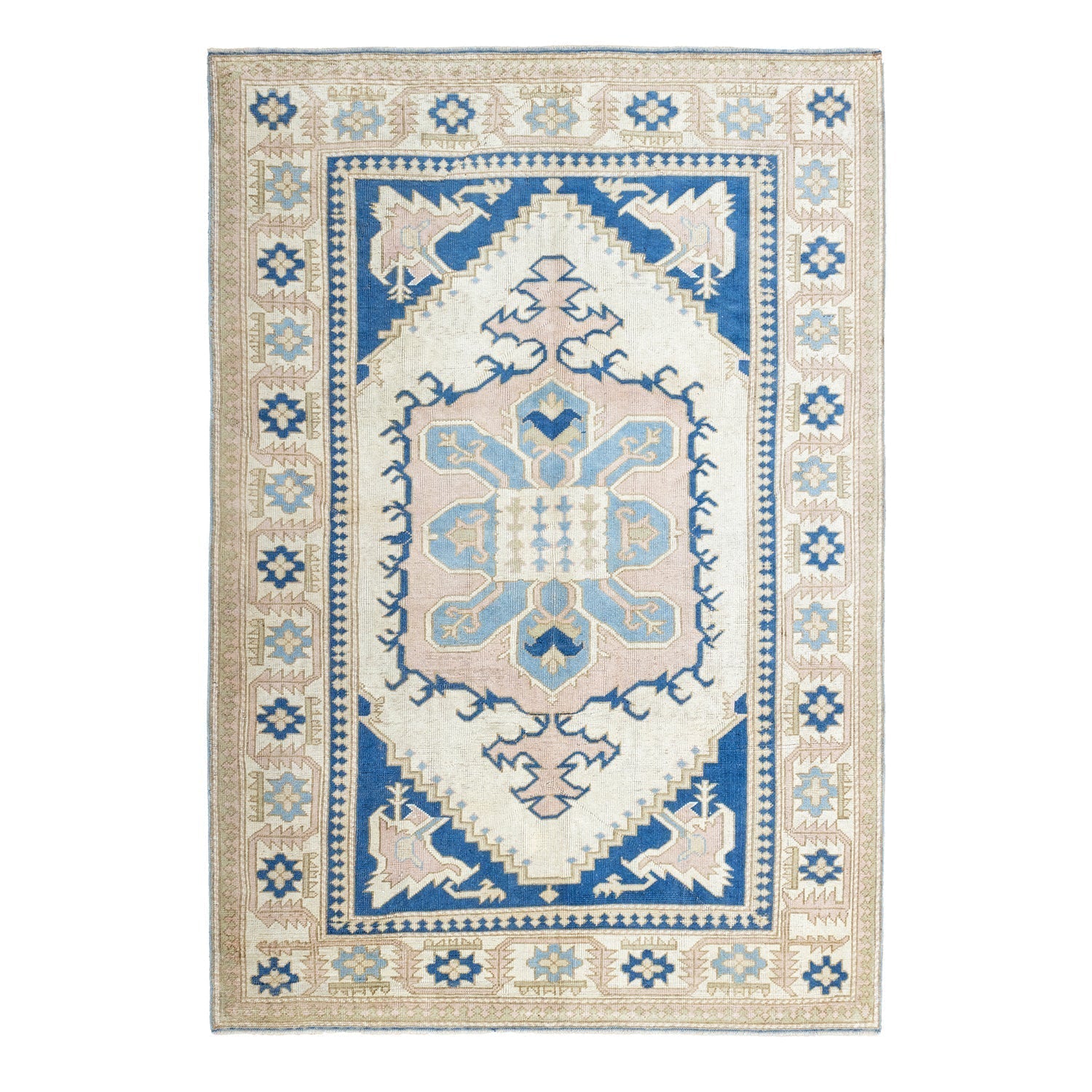 Kaman Oriental Figürlü El Dokuma Yün Halı 178x257 cm