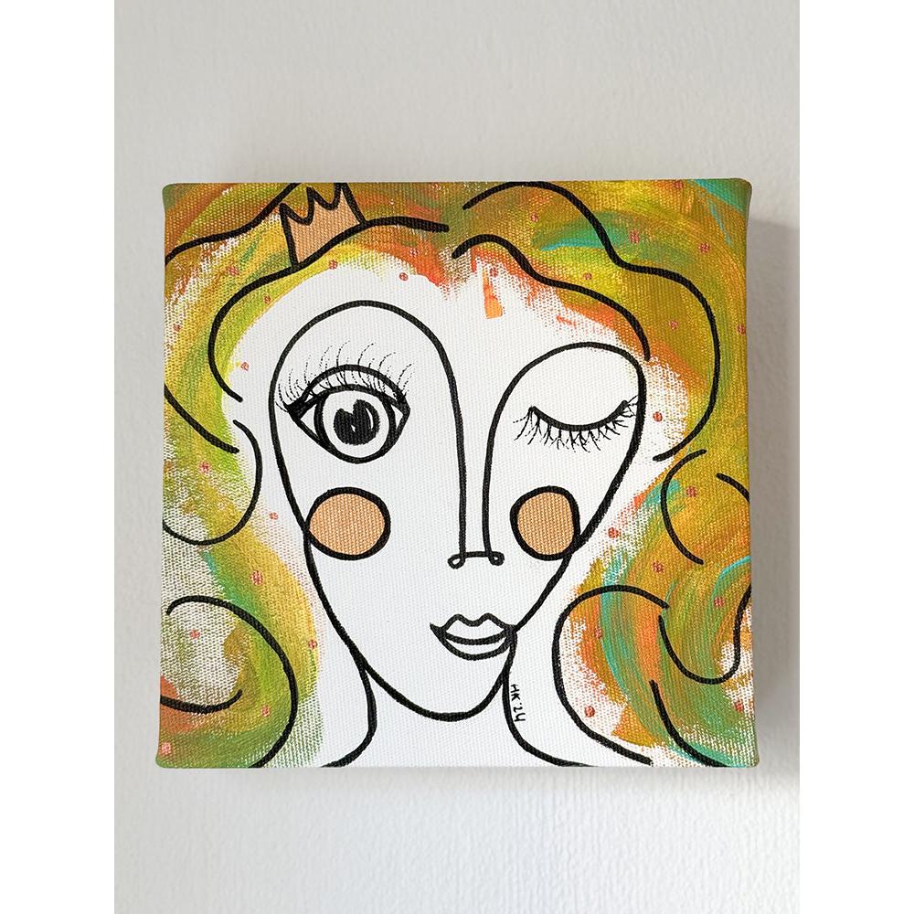 Kanvas Renkli Portre Serisi - 01