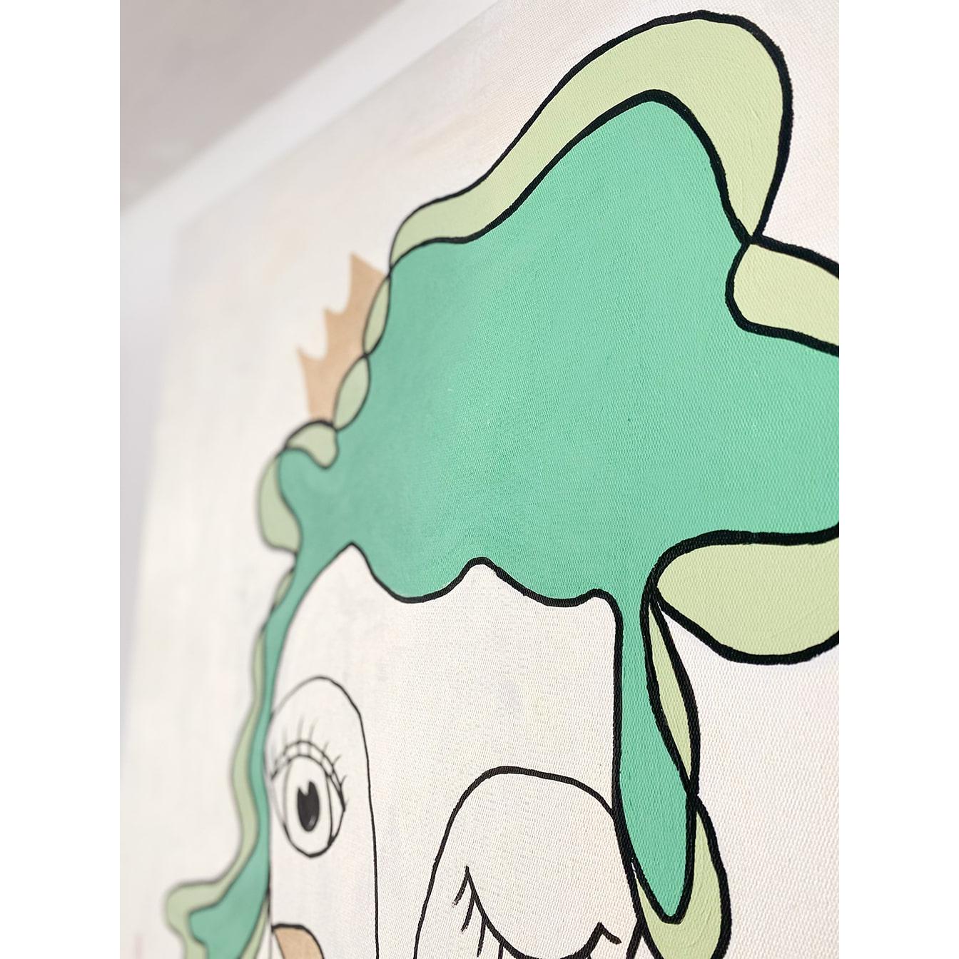 Kanvas Renkli Portre Serisi - 02