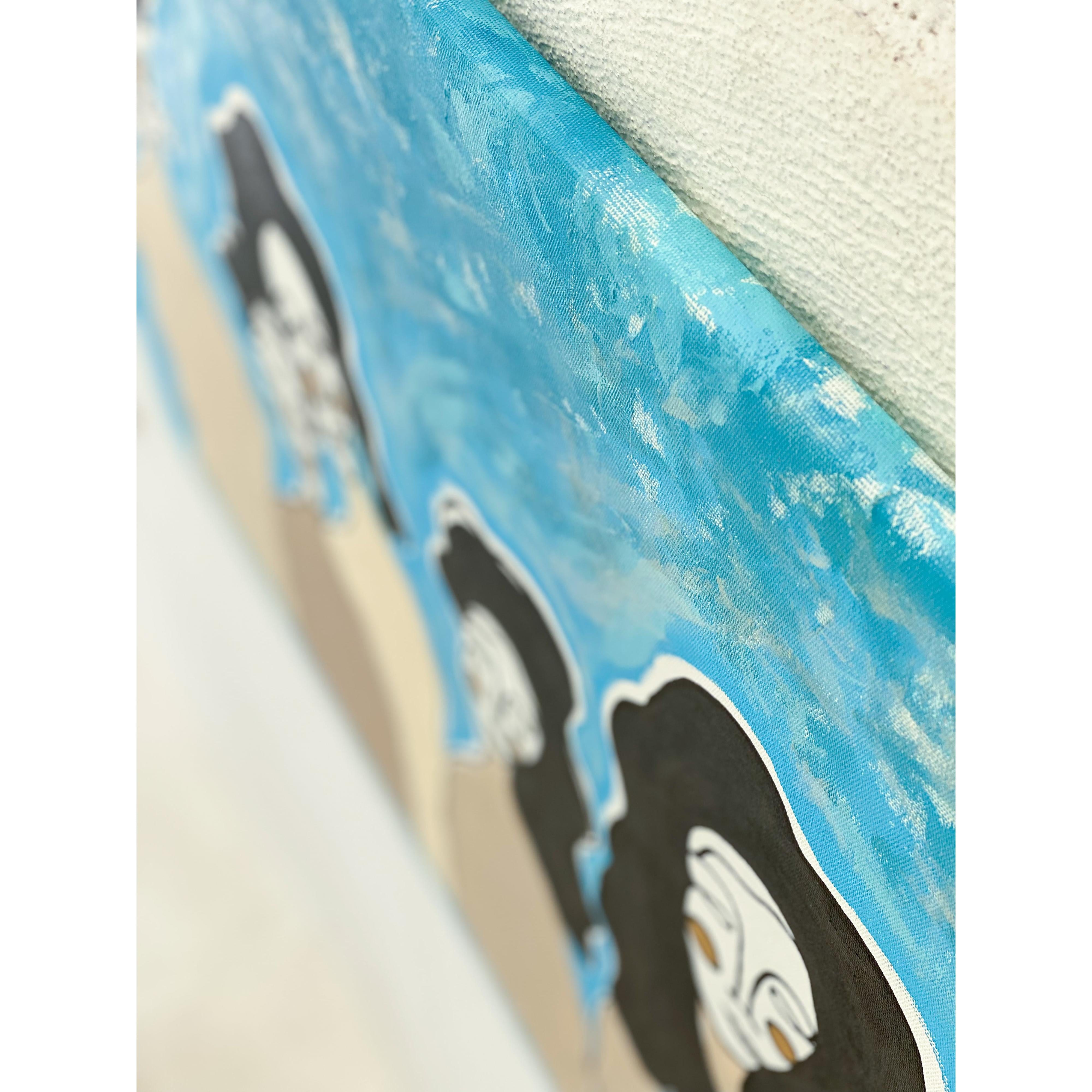 Kanvas Renkli Portre Serisi - 09