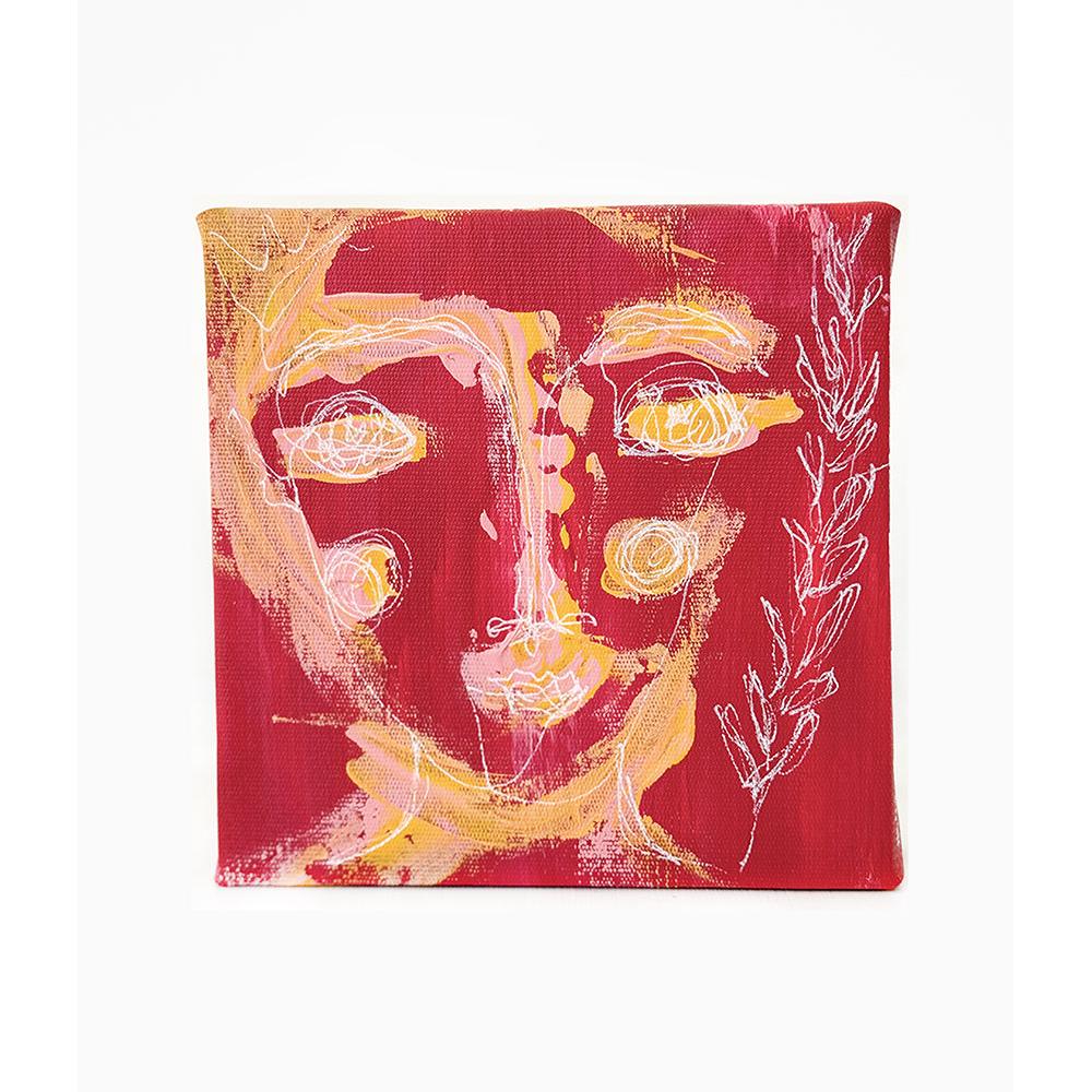 Kanvas Renkli Portre Serisi - 18