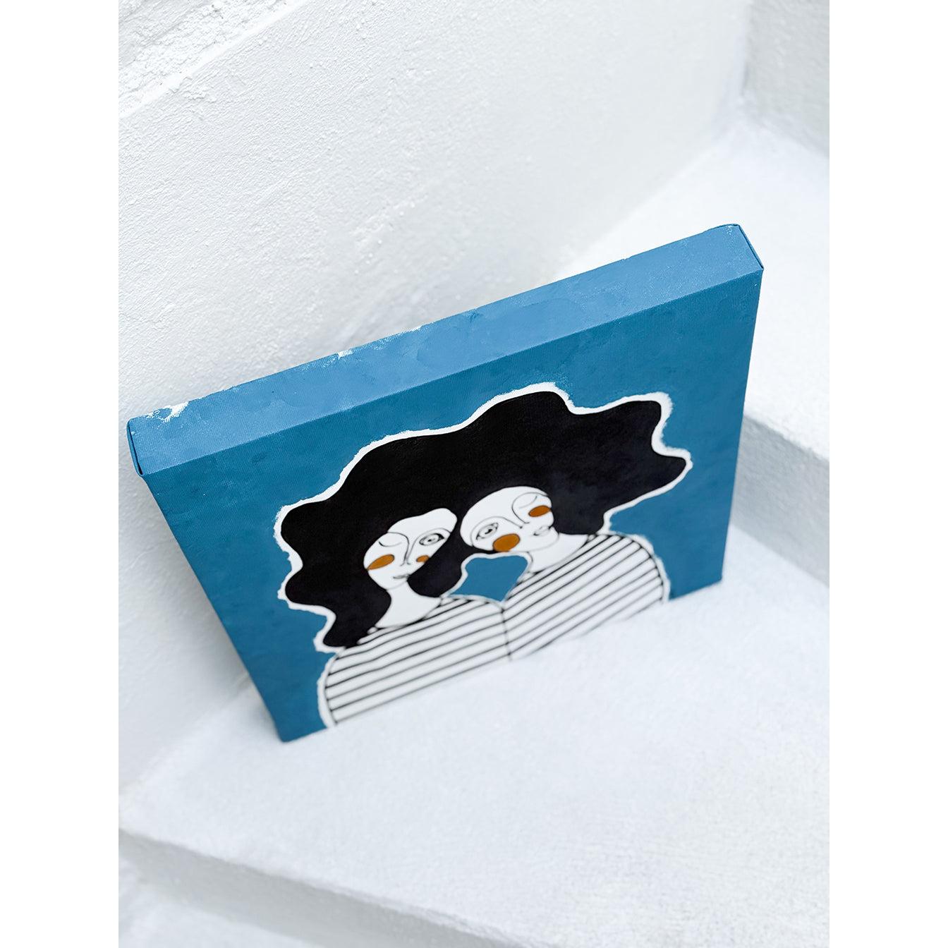 Kanvas Renkli Portre Serisi - 23