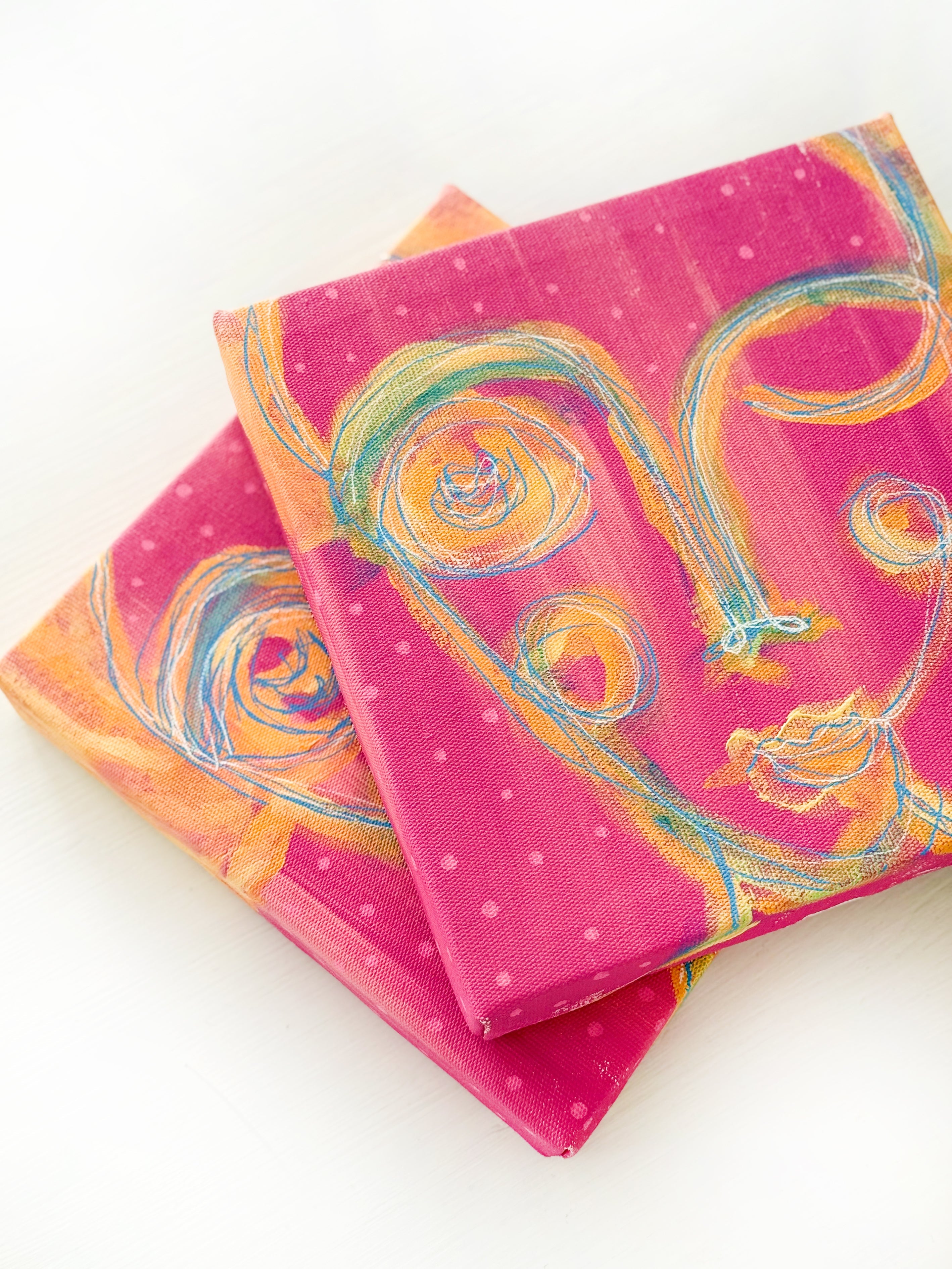 Kanvas Renkli Portre Serisi - 29