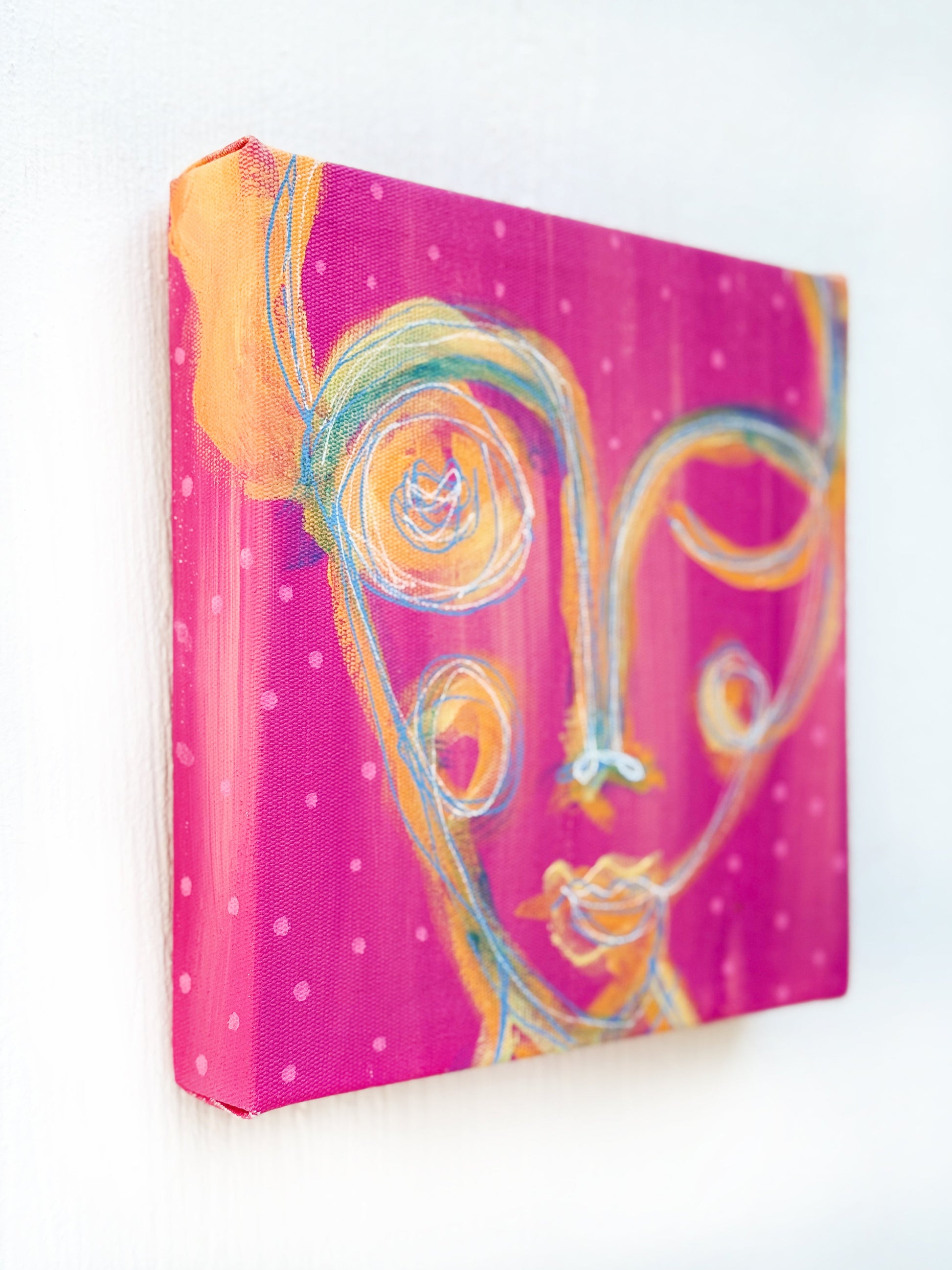 Kanvas Renkli Portre Serisi - 29