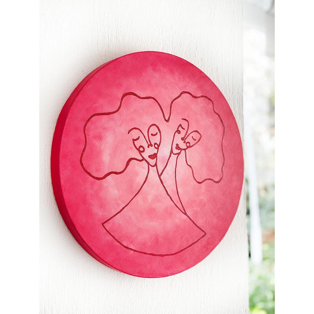 Kanvas Renkli Portre Serisi - 32