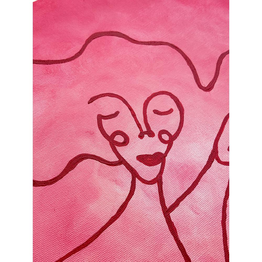 Kanvas Renkli Portre Serisi - 32