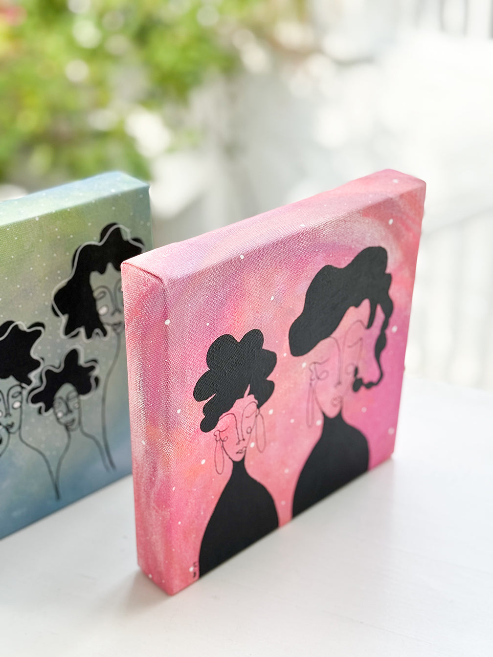 Kanvas Renkli Portre Serisi - 33