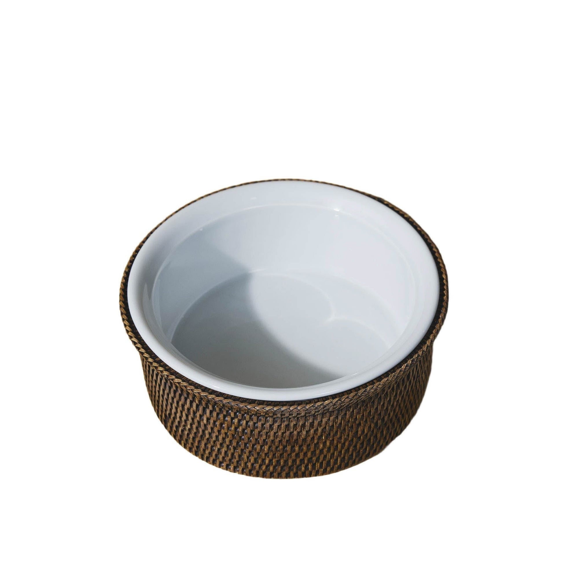 Kapaklı Yuvarlak Rattan Fırın Kabı