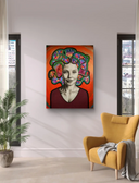 Kararsız Mutlu Kadın 2 Tablo-Tablo-Ufuk İnan Art-NowShopFun