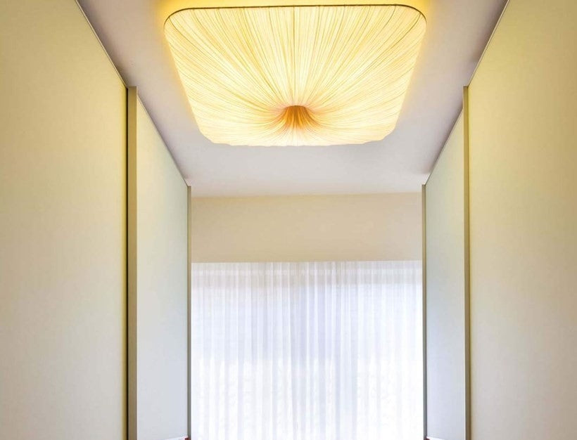 Kare Kumaş Kaplama Plafonyer