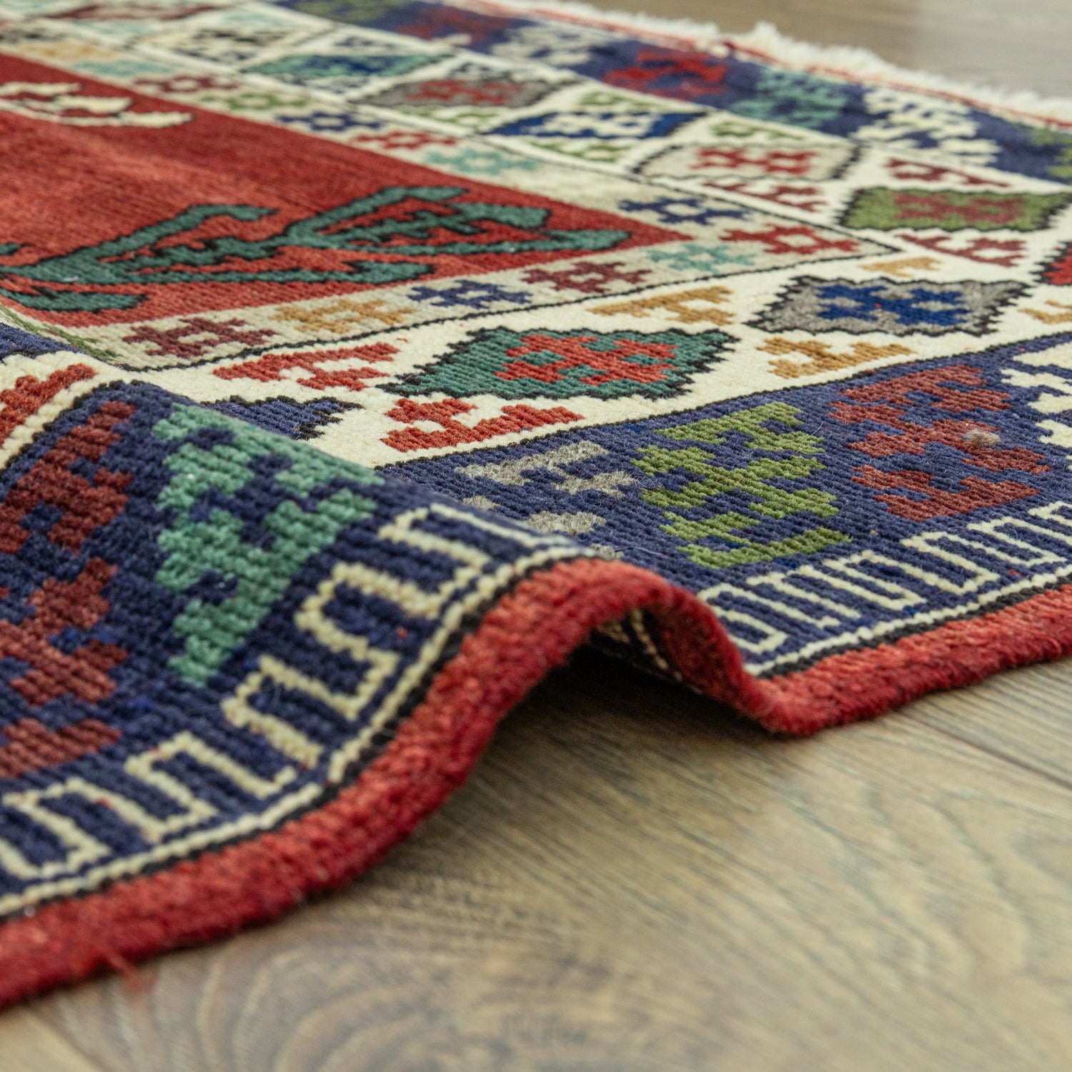 Karya Rustik Tasarımlı Yün Halı 131x179 cm