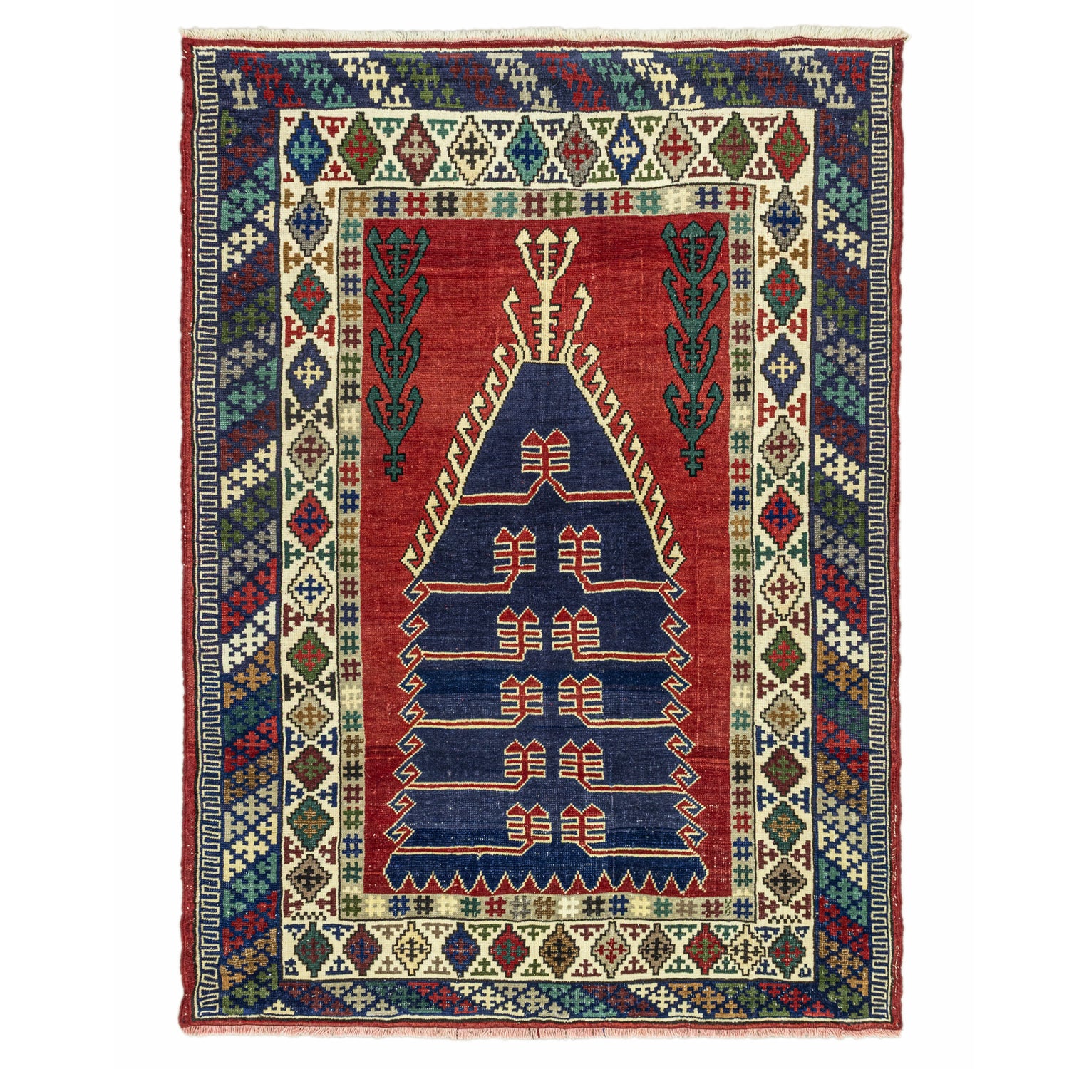 Karya Rustik Tasarımlı Yün Halı 131x179 cm