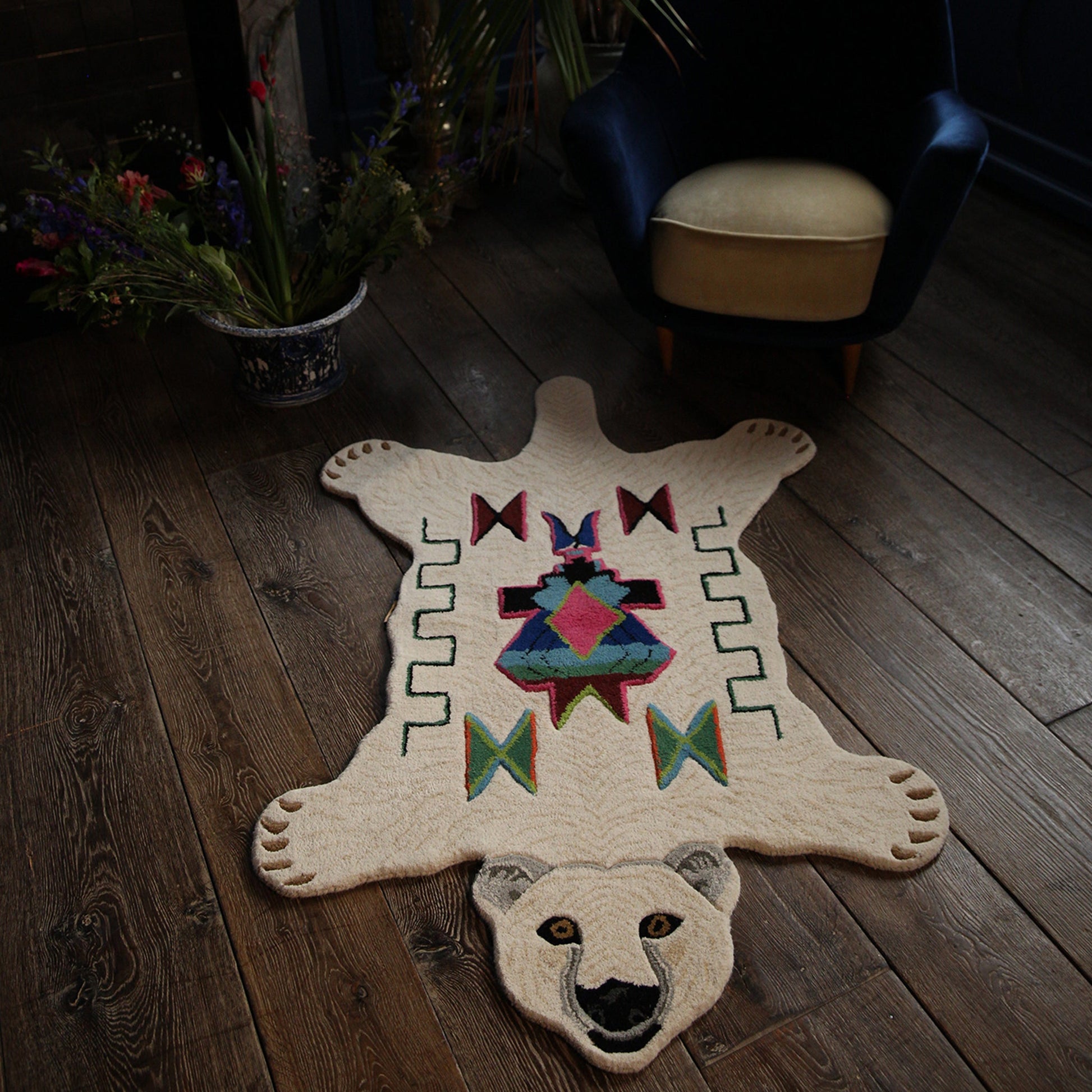 Kasbah Kutup Ayısı Figürlü Büyük Boy Halı-Kilim & Halı-Doing Goods-NowShopFun