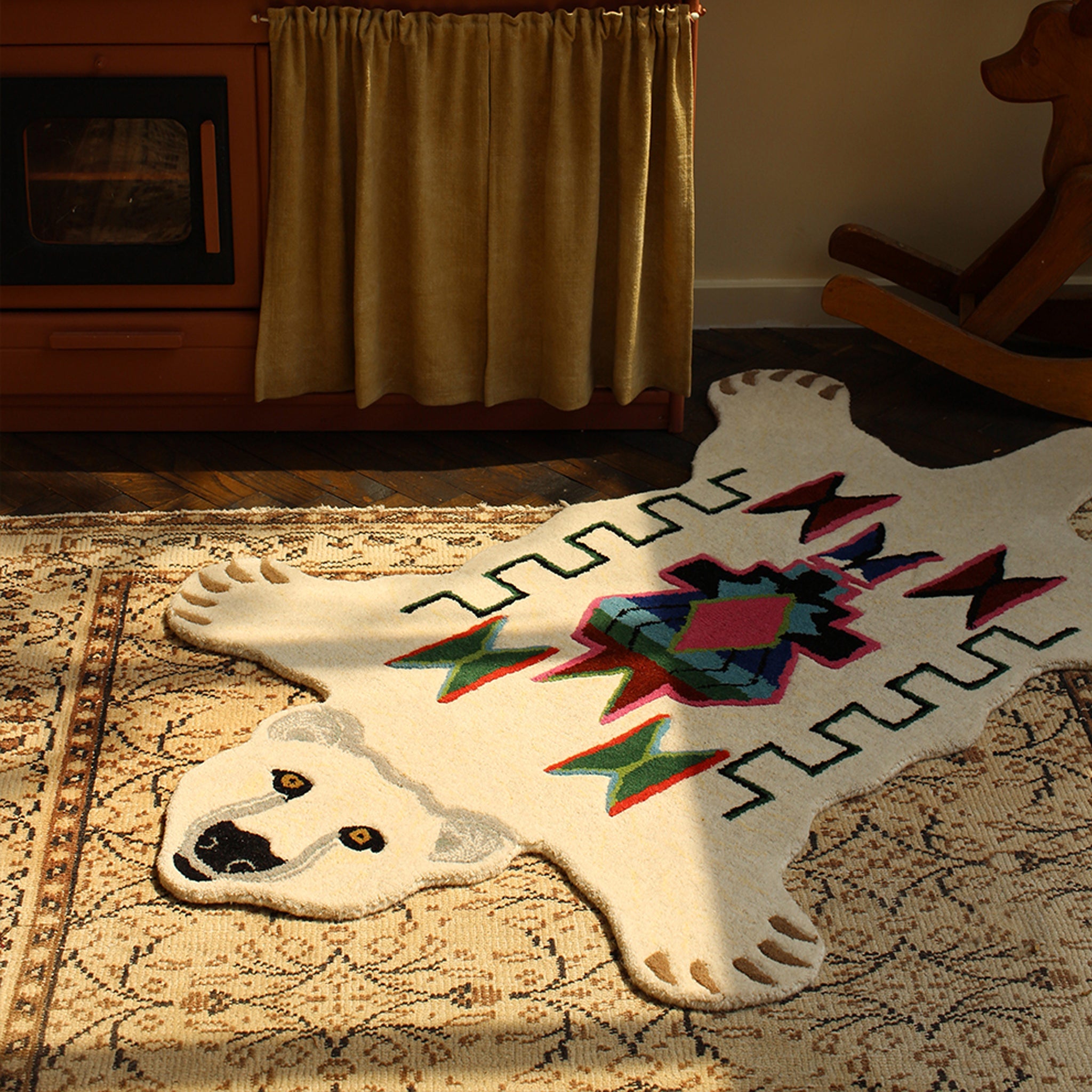 Kasbah Kutup Ayısı Figürlü Büyük Boy Halı-Kilim & Halı-Doing Goods-NowShopFun