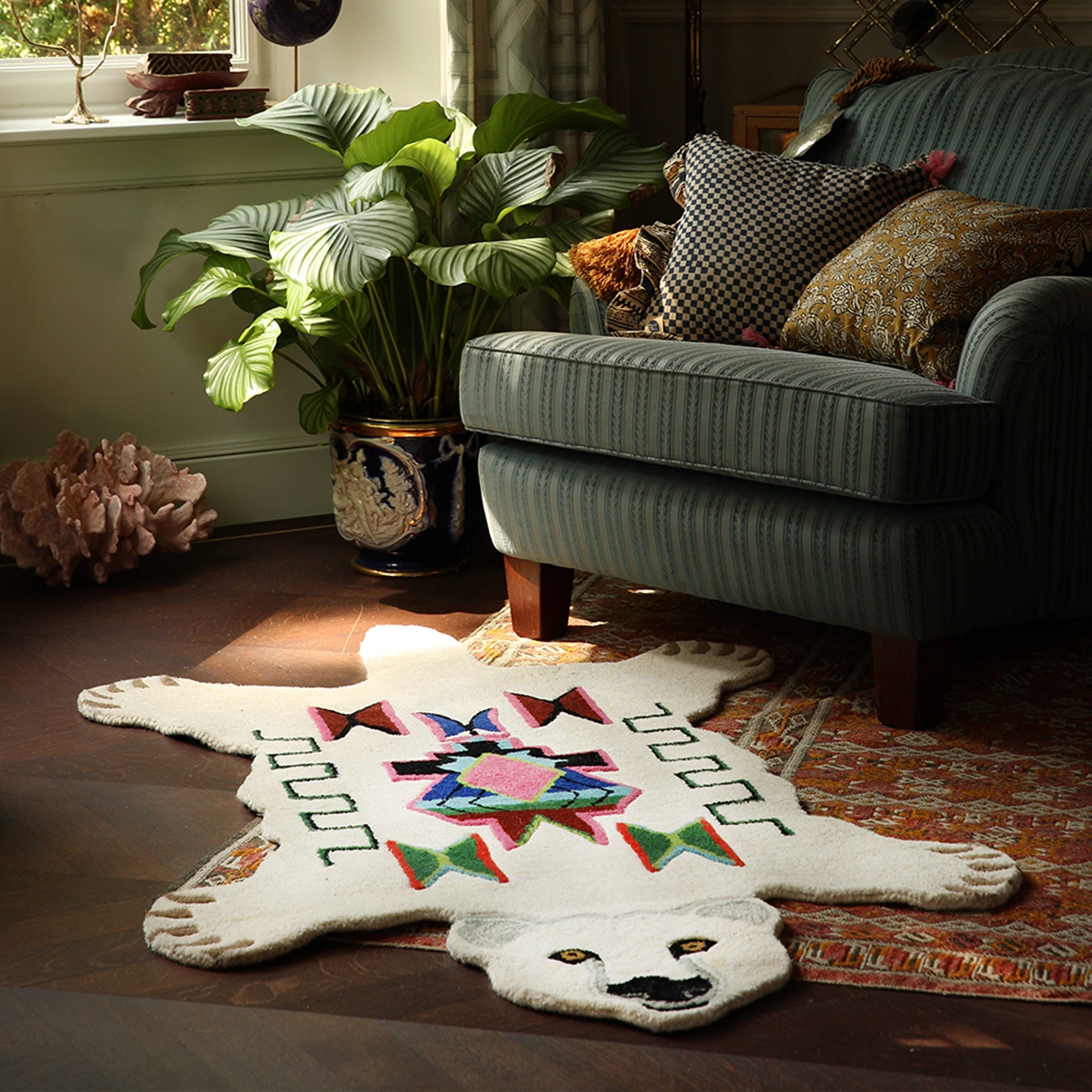 Kasbah Kutup Ayısı Figürlü Büyük Boy Halı-Kilim & Halı-Doing Goods-NowShopFun