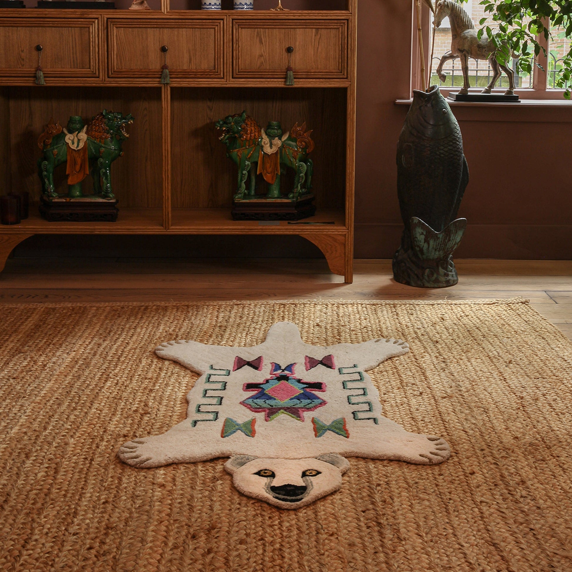 Kasbah Kutup Ayısı Figürlü Büyük Boy Halı-Kilim & Halı-Doing Goods-NowShopFun
