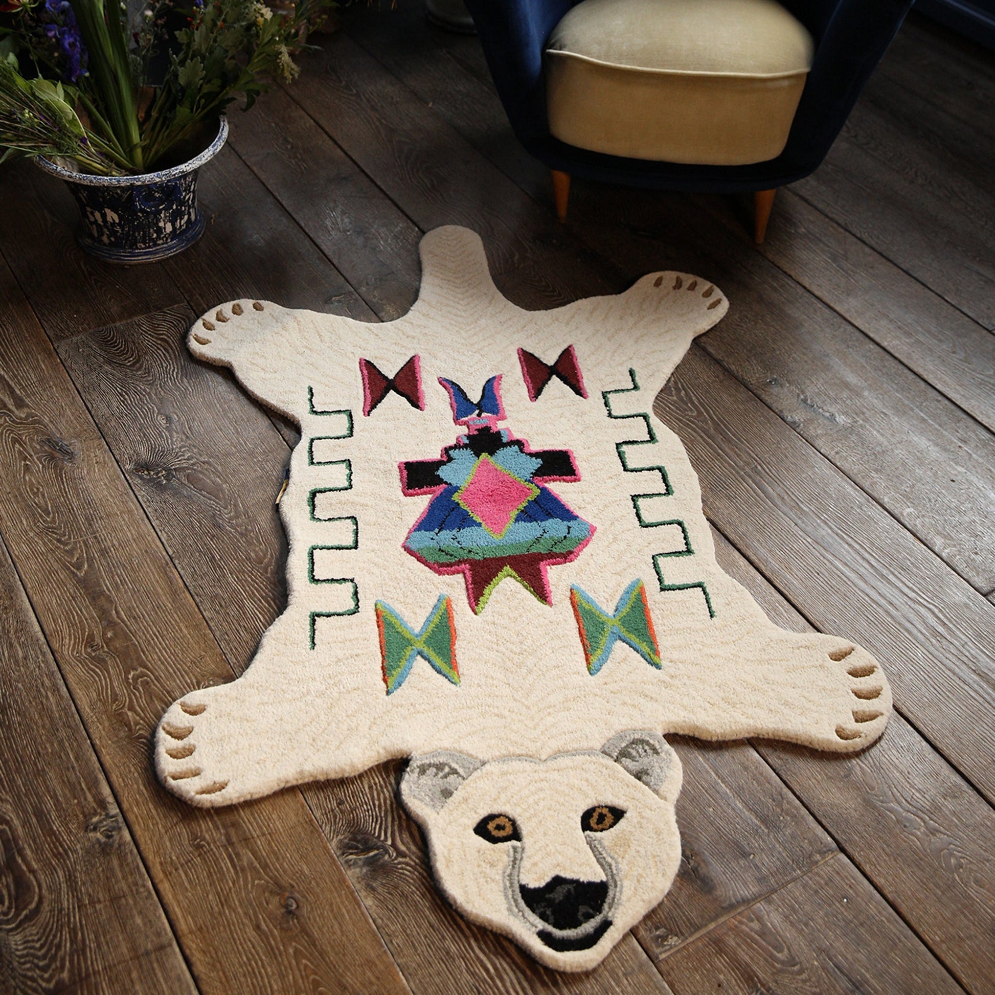 Kasbah Kutup Ayısı Figürlü Büyük Boy Halı-Kilim & Halı-Doing Goods-NowShopFun