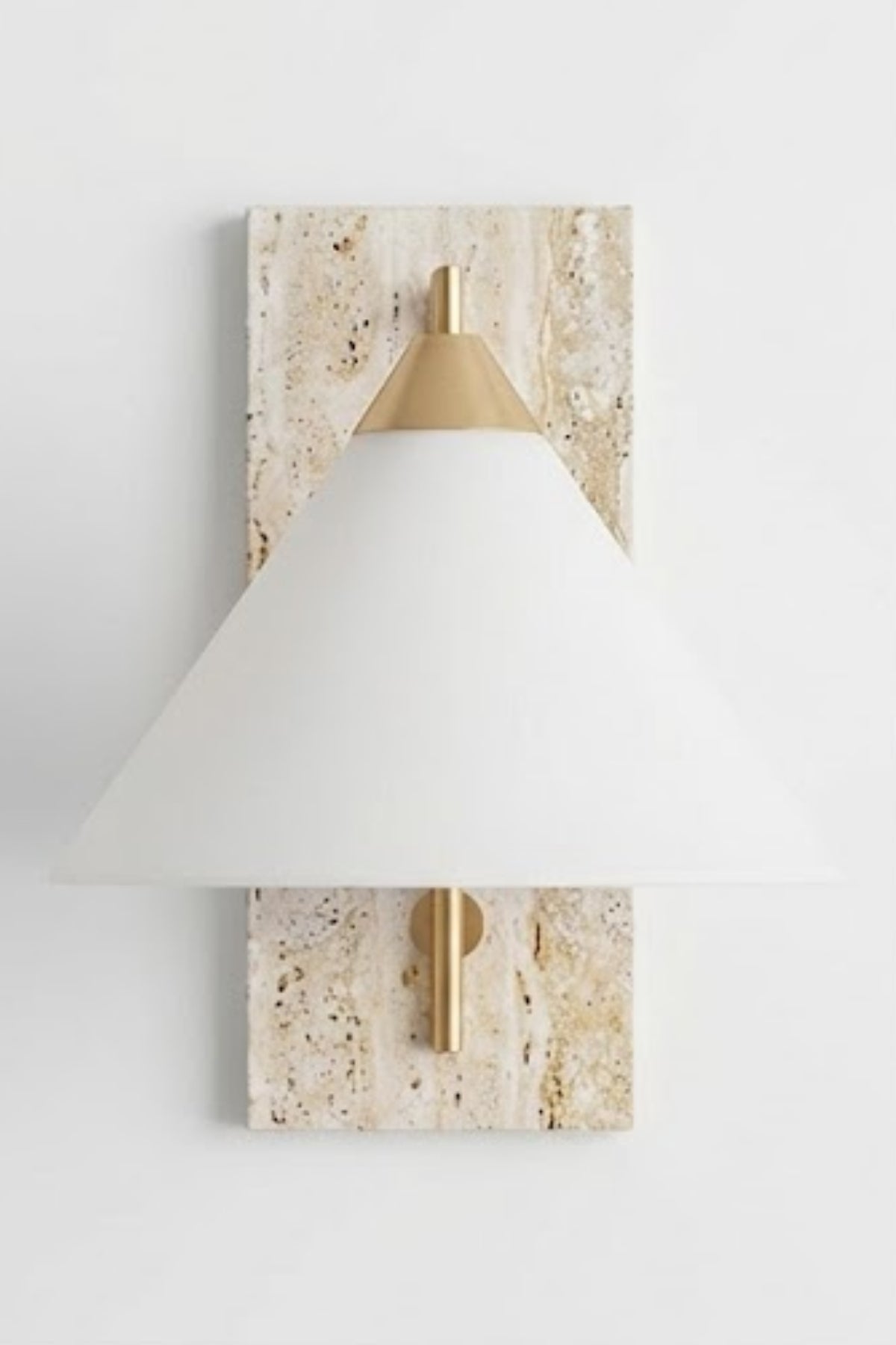 Kavlora Modern Traverten Gövdeli Tasarım Aplik-Aplik-Ronisu Aydınlatma-Eskitme-NowShopFun