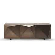 Kayak Fırça Darbeli Bronz Ahşap Büfe-Büfe-Cattelan Italia-NowShopFun