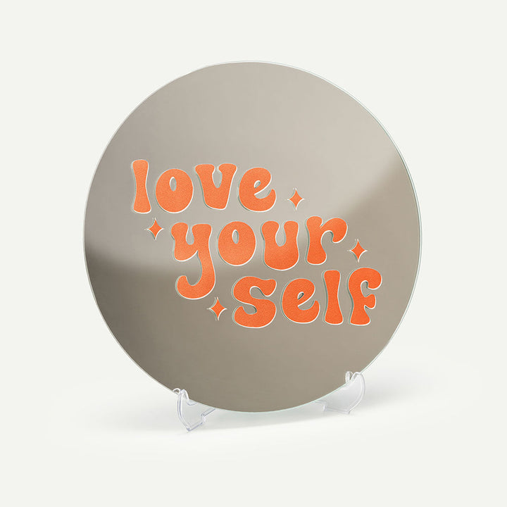 Kendi Aynanı Tasarla / Yuvarlak Ayna-Ayna-Color Reflect-Yuvarlak Ayna-Love Yourself Sticker-Yavruağzı-NowShopFun