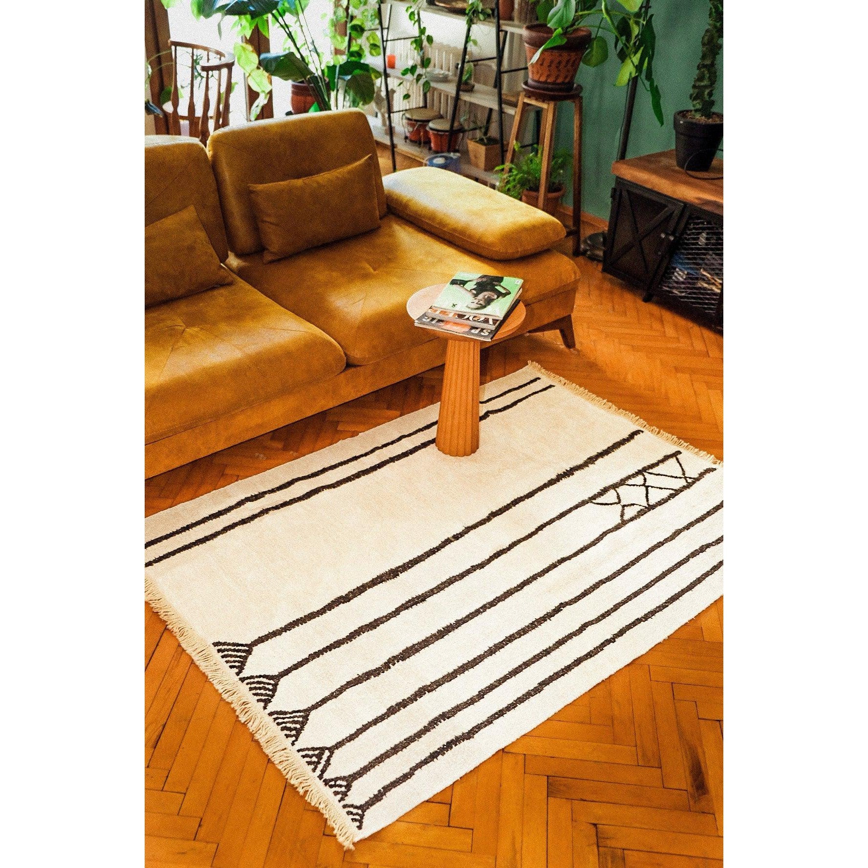 Kendır El Dokuma Upcycle Hemp Kilim
