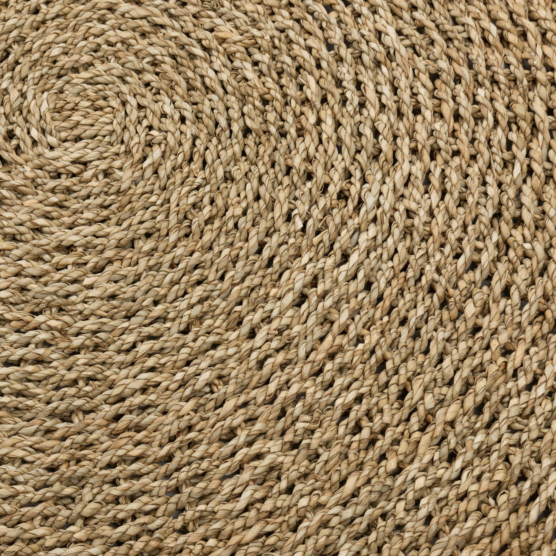 Kilim Jüt Naturel Beyaz Kenarlı D.100 cm