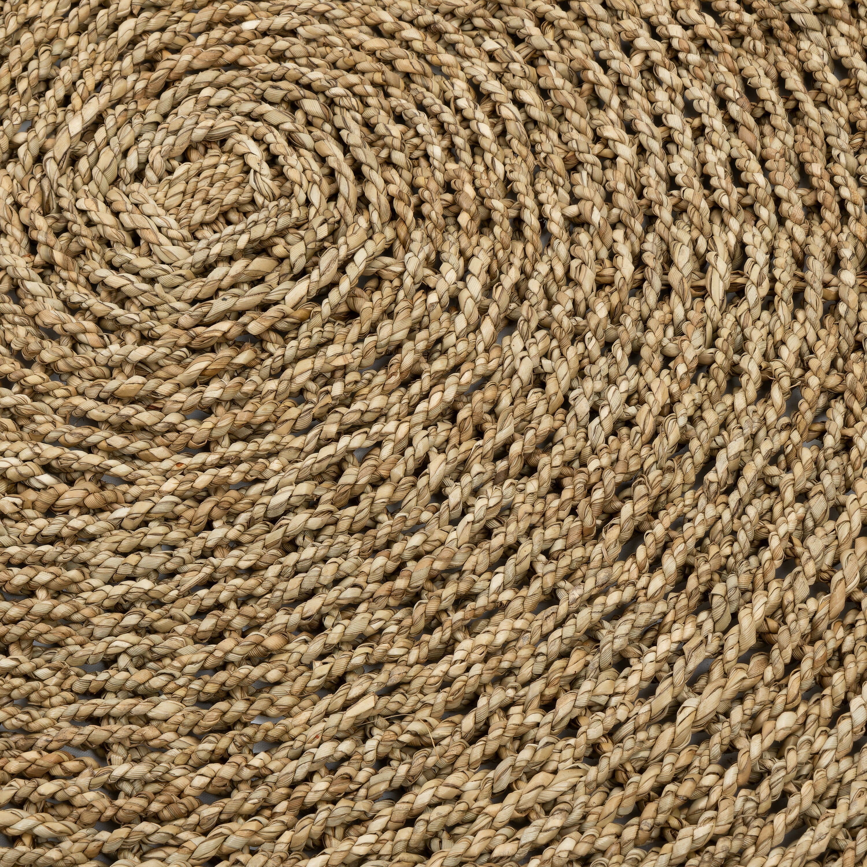 Kilim Jüt Naturel Beyaz Kenarlı D.150 cm