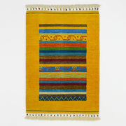 Yünden El Dokuma Tribal Halı