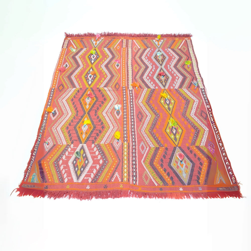 Boncuk Detaylı Sivas Cicim Kilim