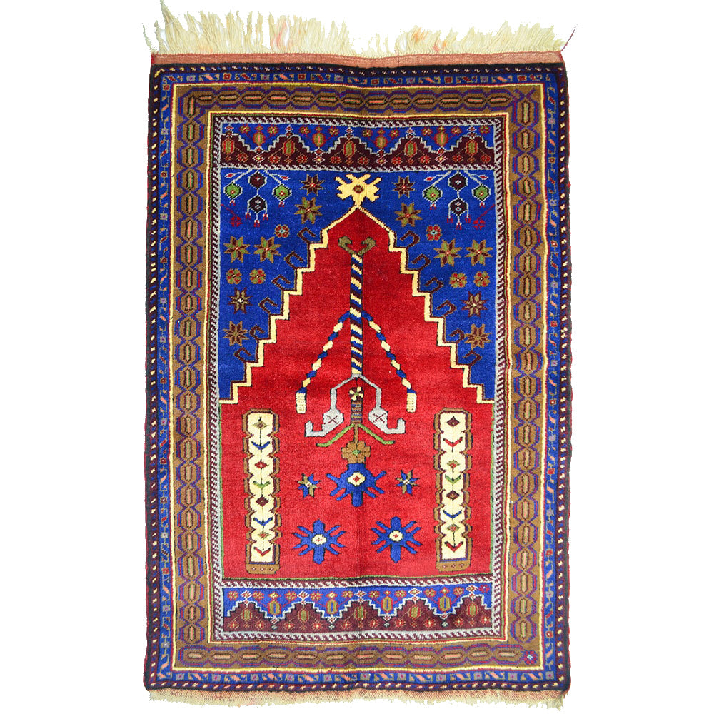 Taşpınar El Dokuma Mihraplı Halı 102x151 Cm