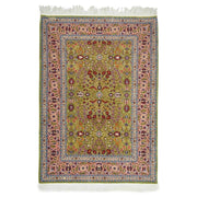 Yedi Dağın Çiçeği Desenli El Dokuma Hereke Halısı