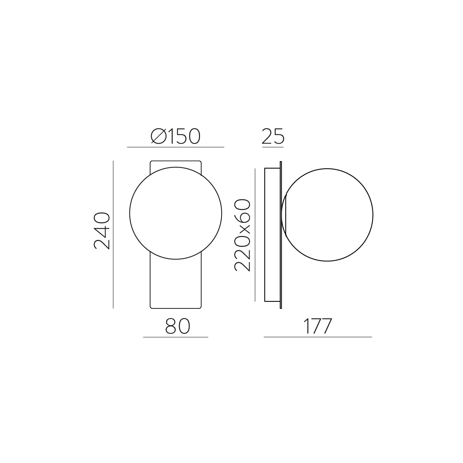 Kin Apli̇k Nikel Ø15x17,7x24 Cm Led 8w 2700k