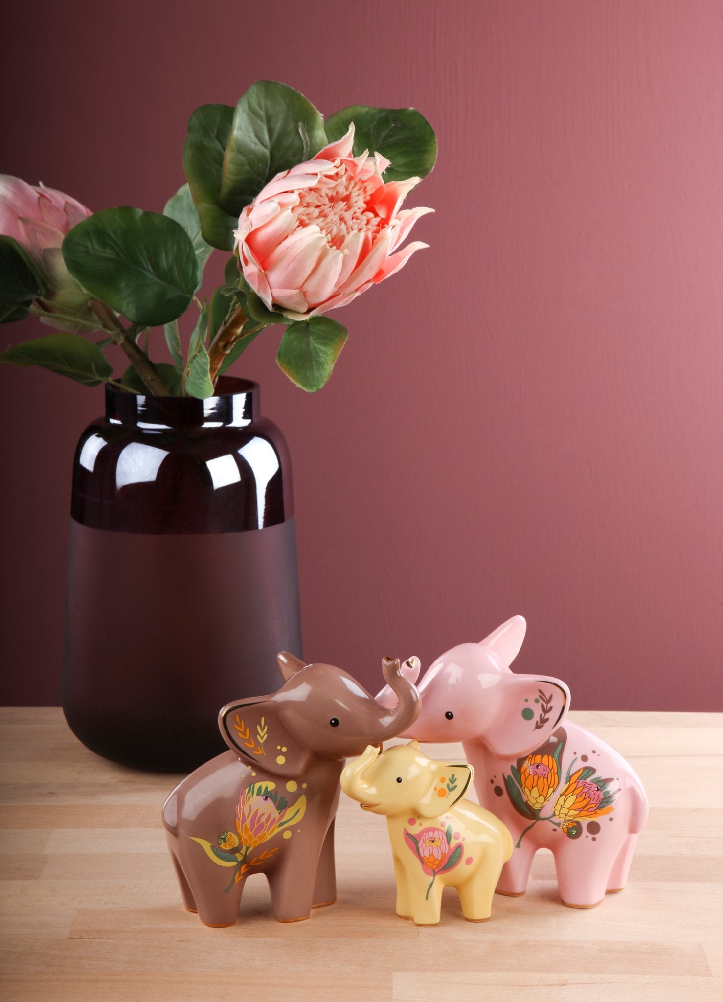 Kiombo Fil Figur - Home&Style Elephant Koleksiyonu