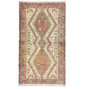 Kirk Geometrik Tasarımlı Sumak Kilim 115x192 cm
