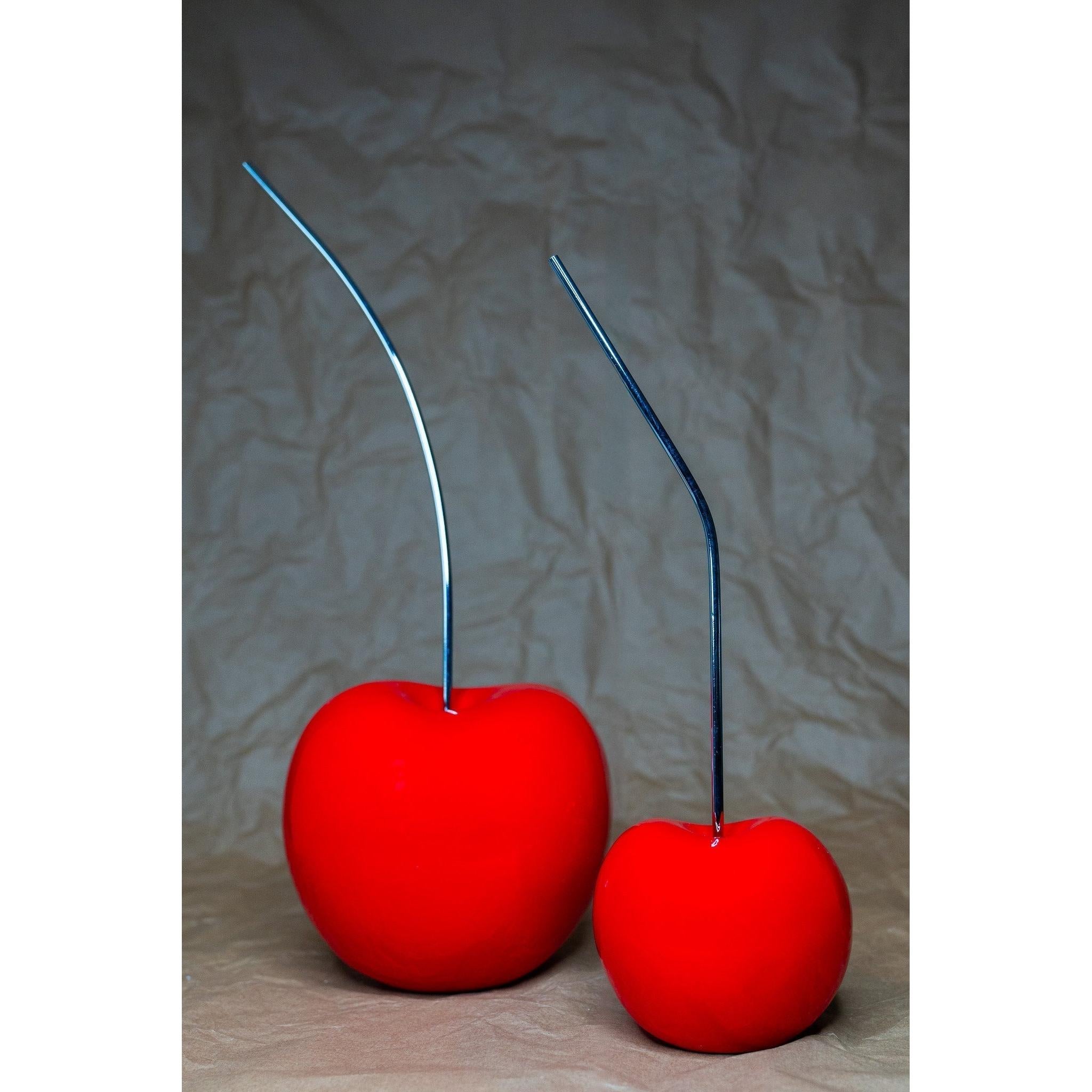 Kırmızı Kiraz Dekoratif Obje