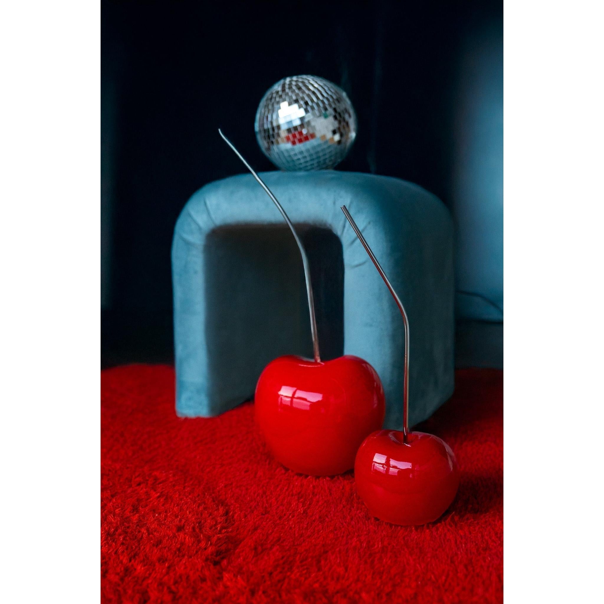 Kırmızı Kiraz Dekoratif Obje