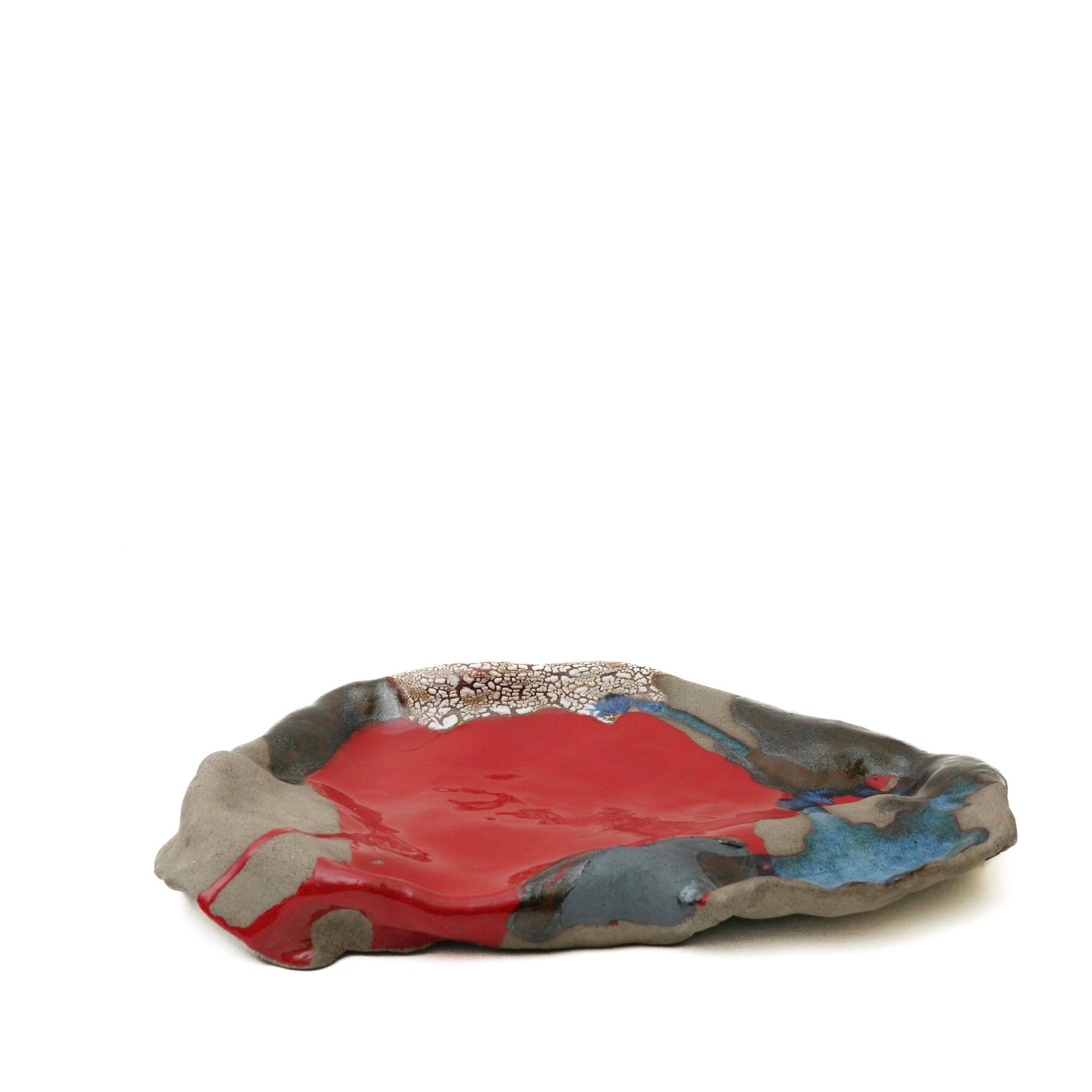 Kırmızı Sunum Tabağı No:1