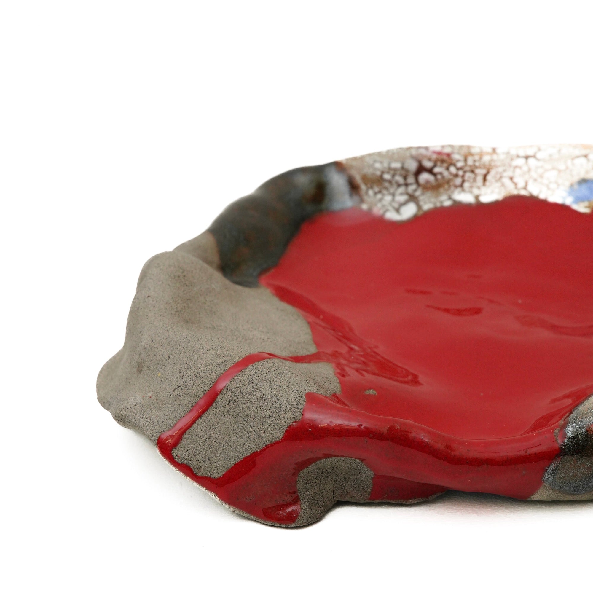 Kırmızı Sunum Tabağı No:1