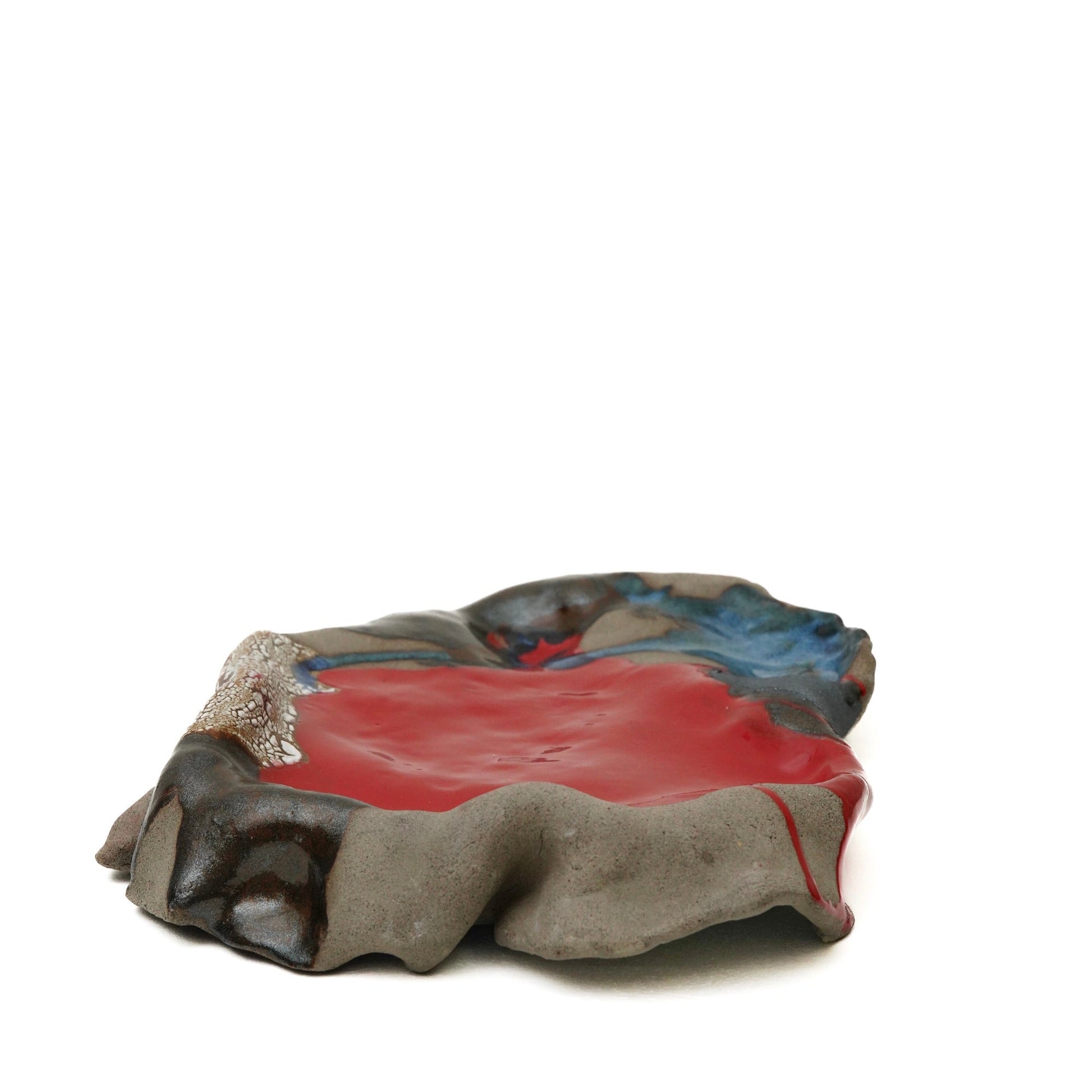 Kırmızı Sunum Tabağı No:1