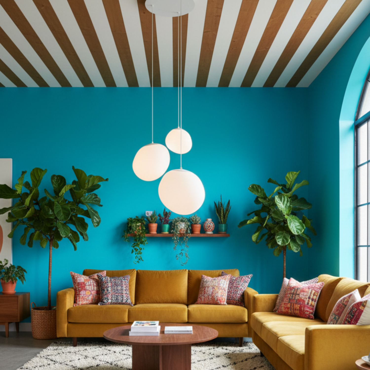 Kirpi 3'lü Tavan Aydınlatması-Avize-5lamp Design-NowShopFun