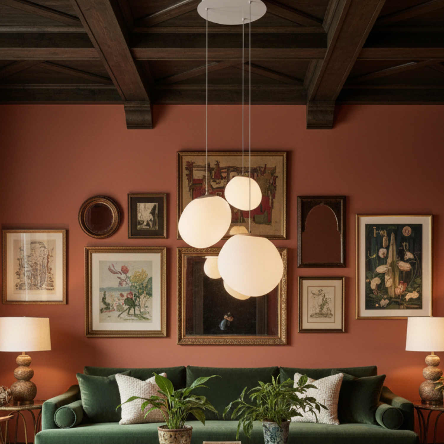 Kirpi 3'lü Tavan Aydınlatması-Avize-5lamp Design-NowShopFun