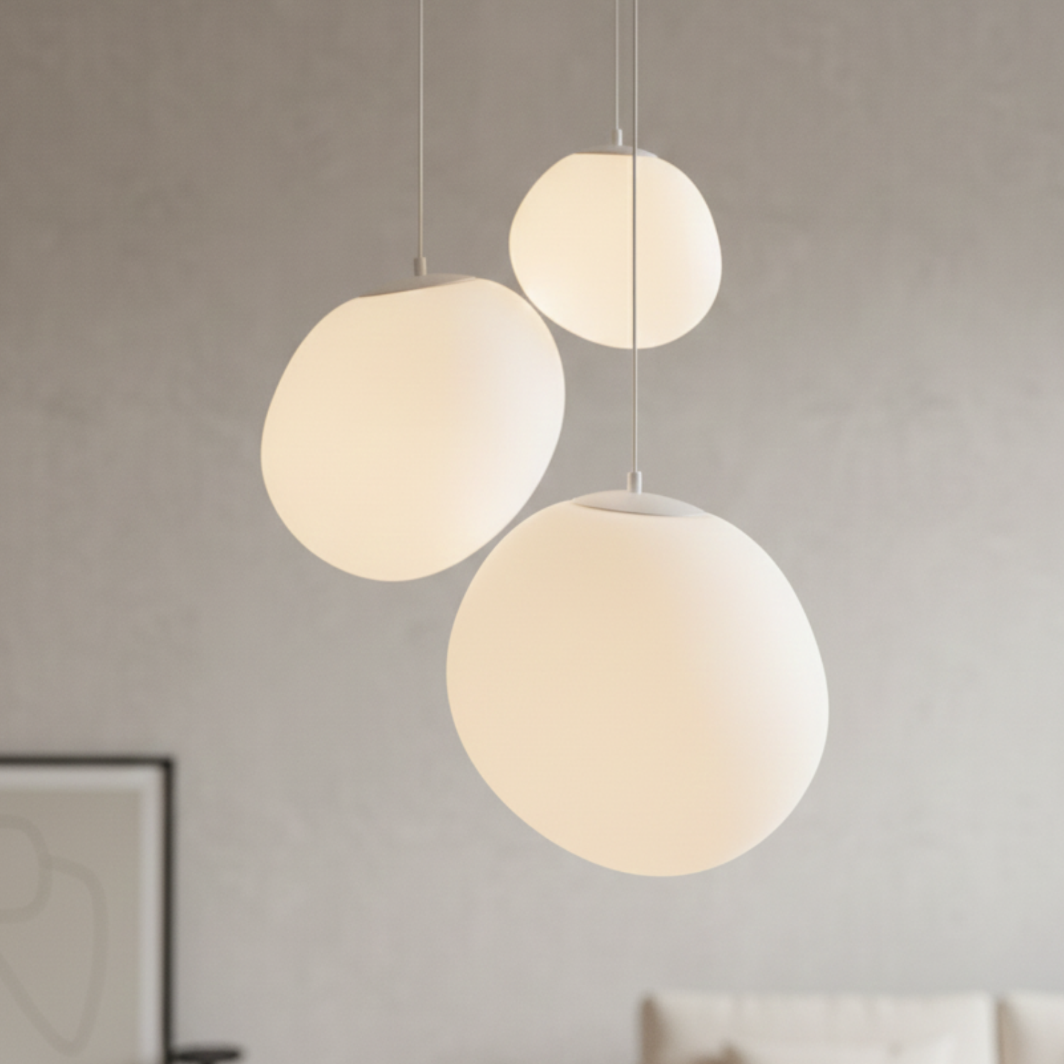 Kirpi 3'lü Tavan Aydınlatması-Avize-5lamp Design-NowShopFun