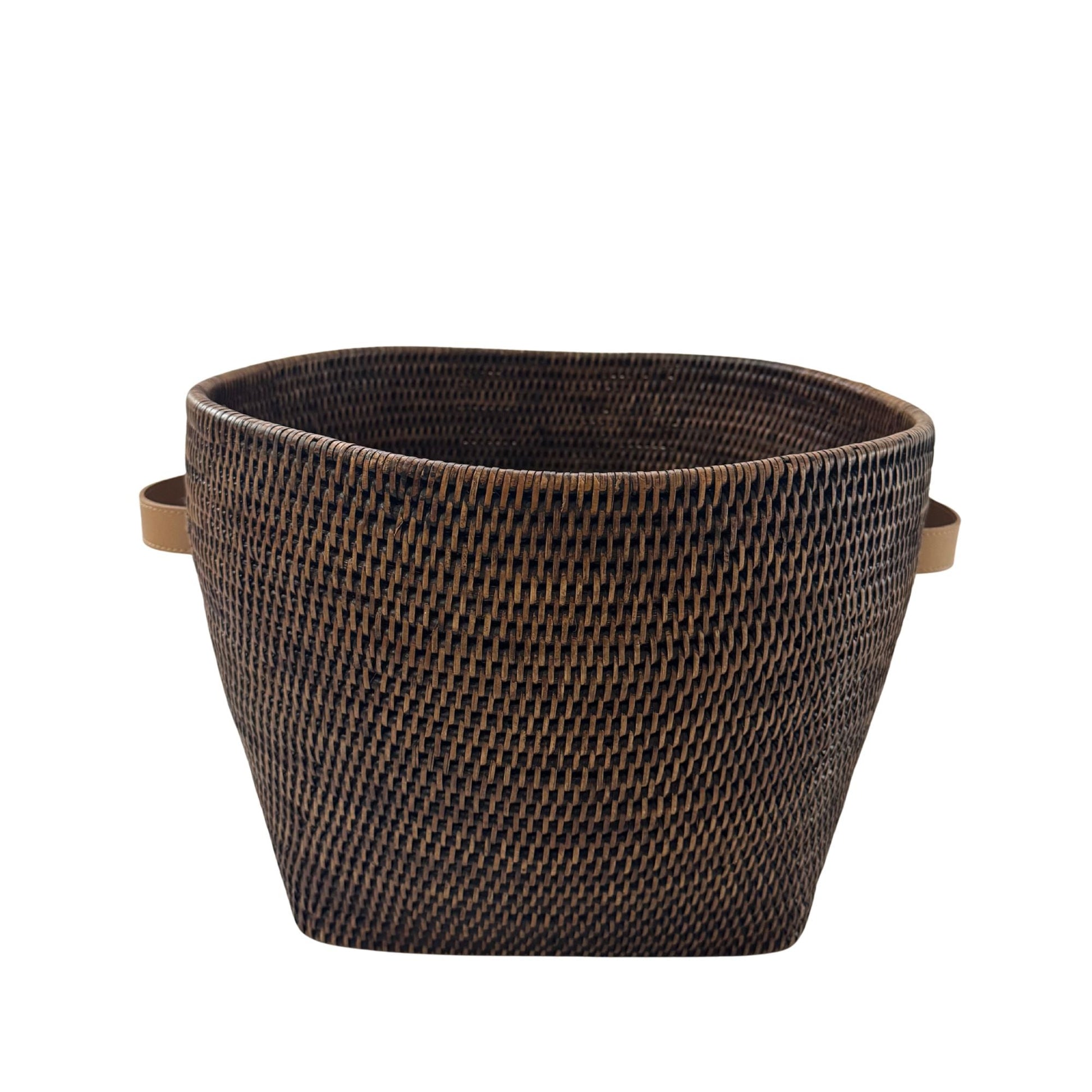 Kısa Geniş Rattan Sepet-Sepet-King Zoo-NowShopFun