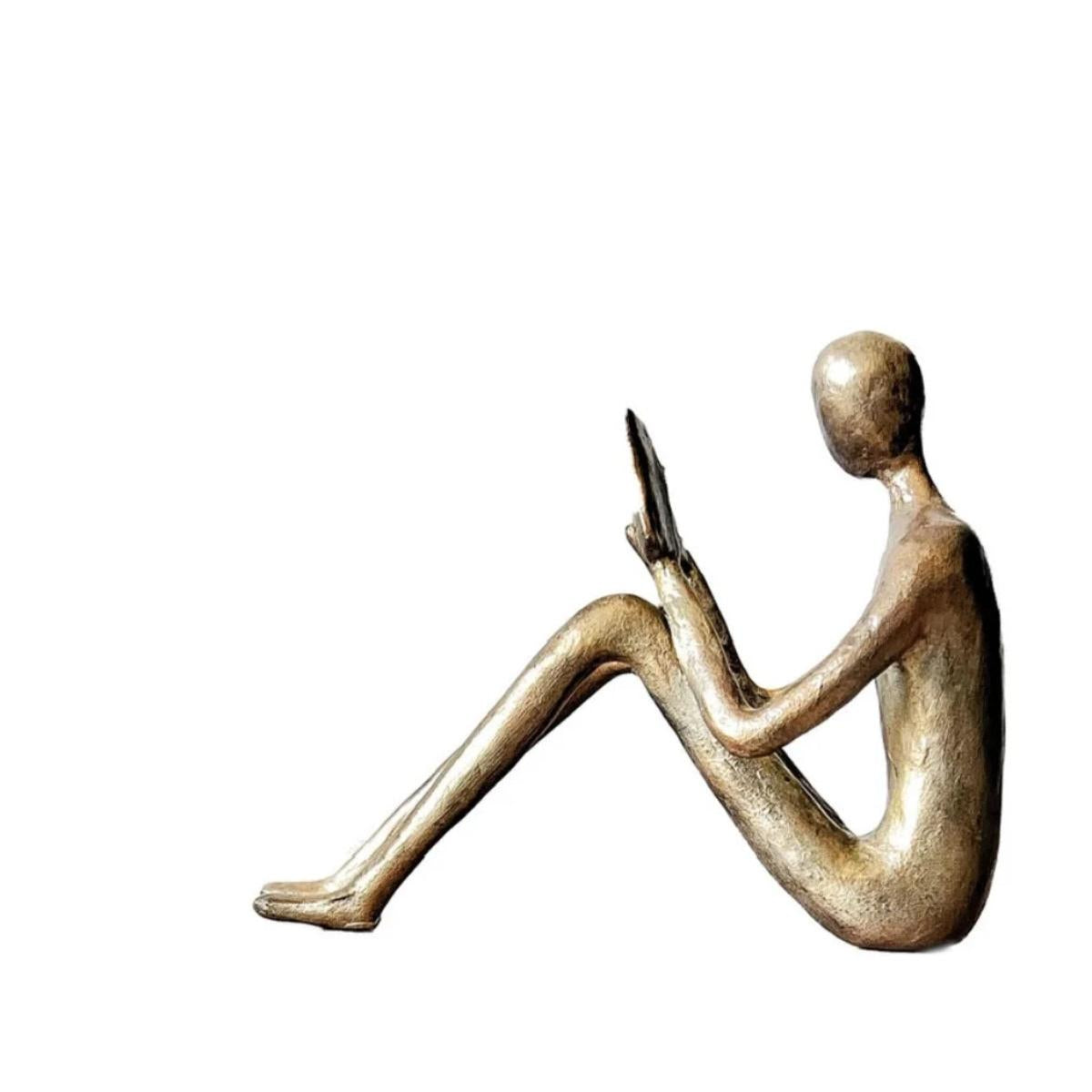 Kitap Okuyan Erkek Heykel-Heykel-B’art Desing-NowShopFun